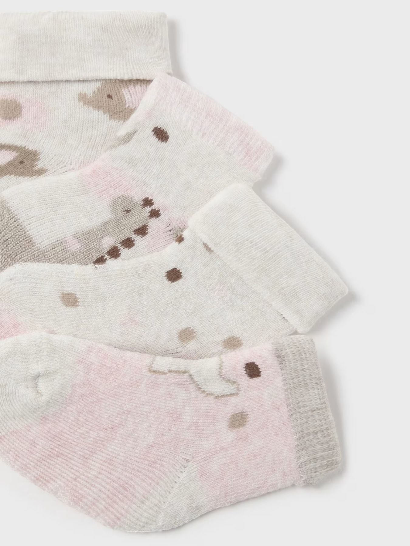 Set 4 calze ROSA 1D-9759/RB - NANU' BABY