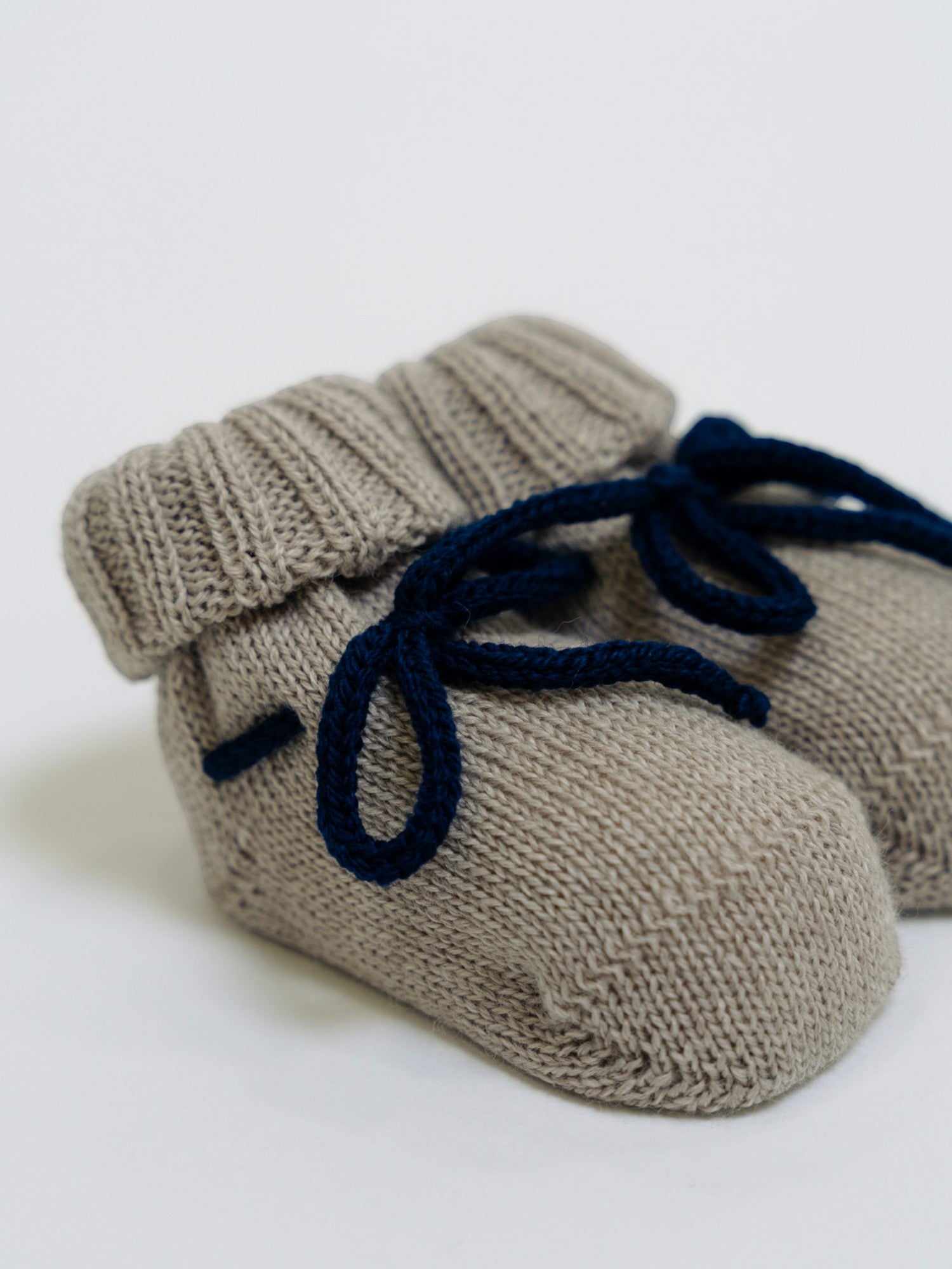 Babbucce Righe Neonato AVORIO RIGHE 706 - NANU' BABY