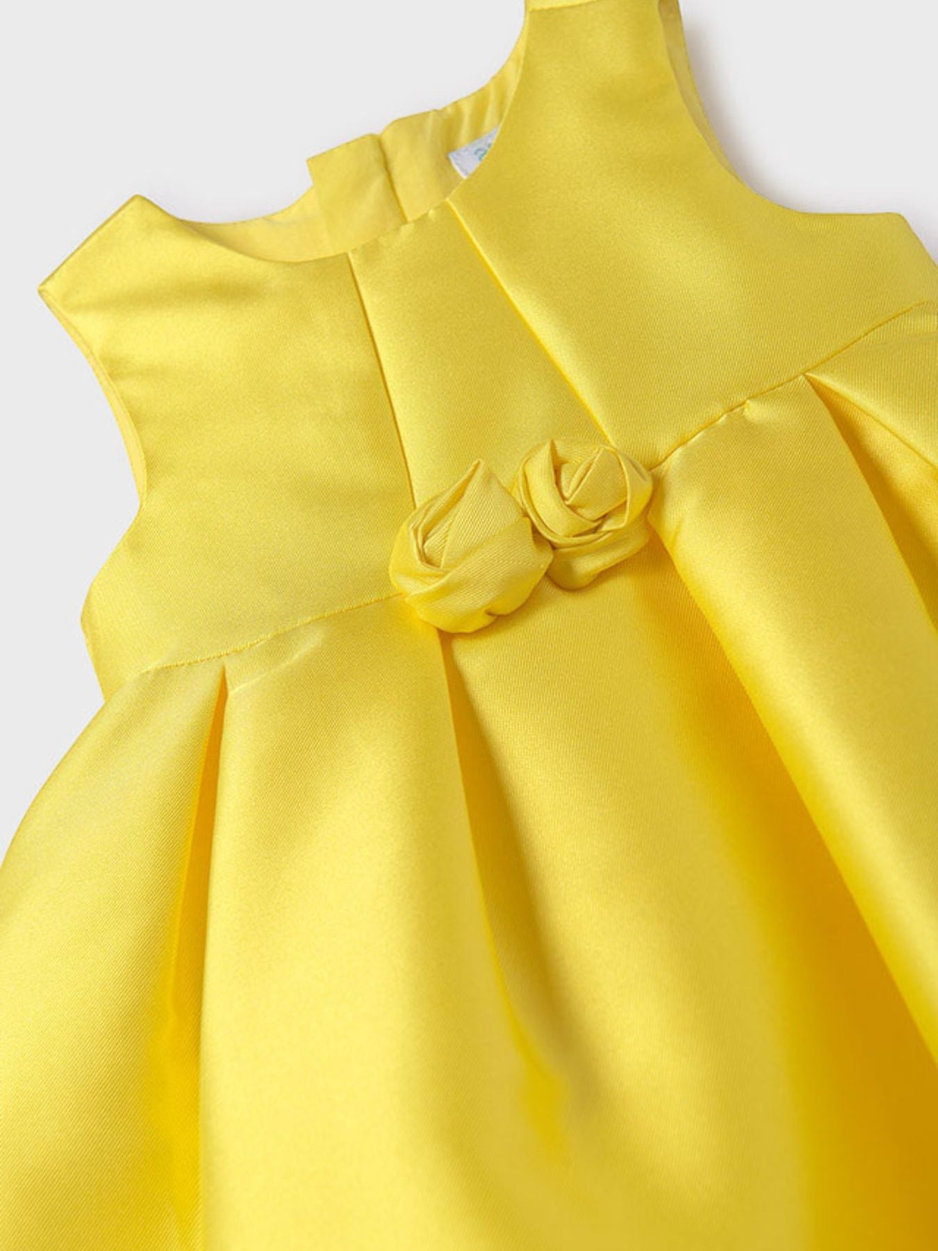 Abito mikado Bimba GIALLO 5019/G - NANU' BABY