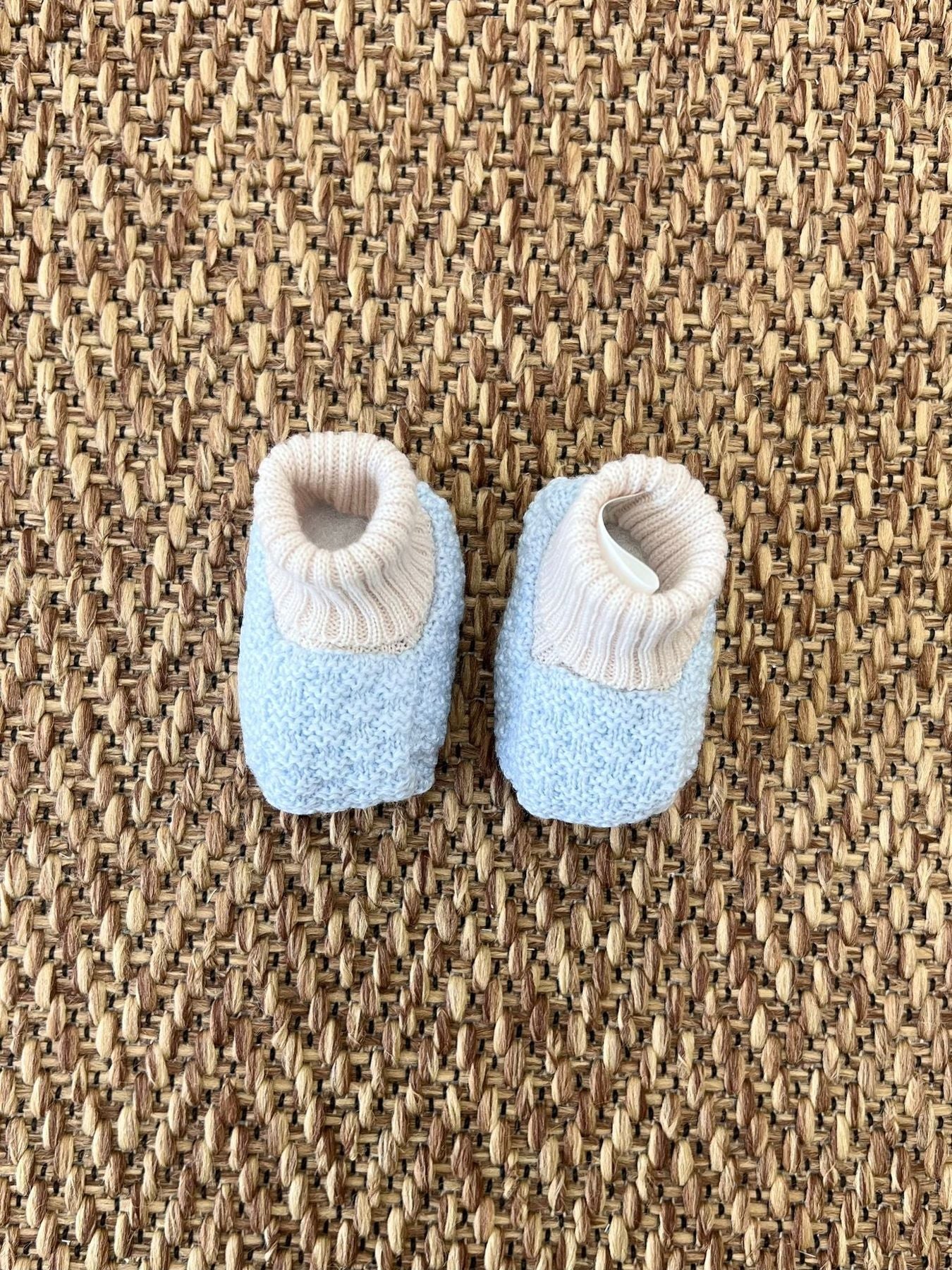 Babbucce Mongolfiera Neonato CIELO IB53S - NANU' BABY