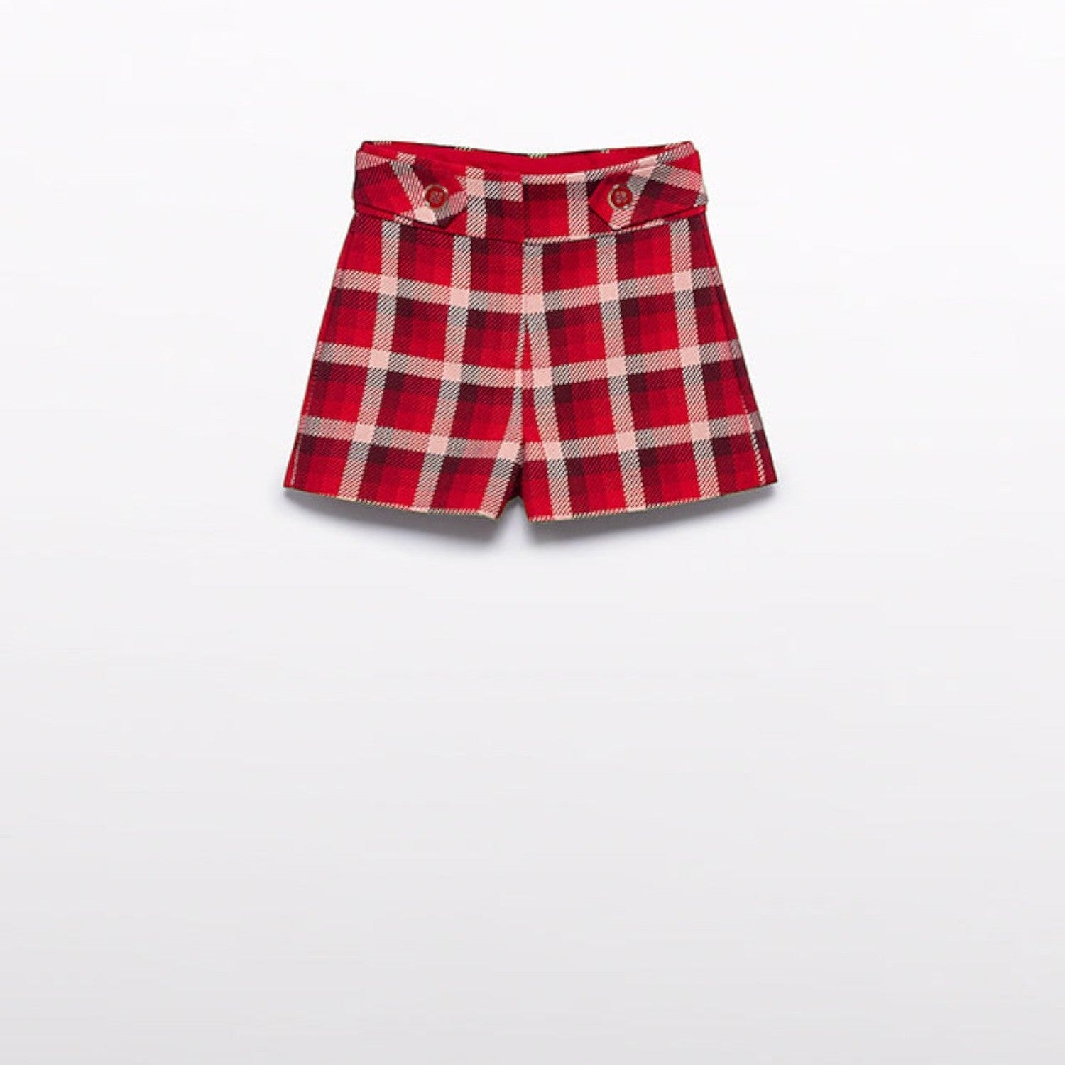 Bermuda quadri Bimba Rosso 5717/2 - NANU' BABY