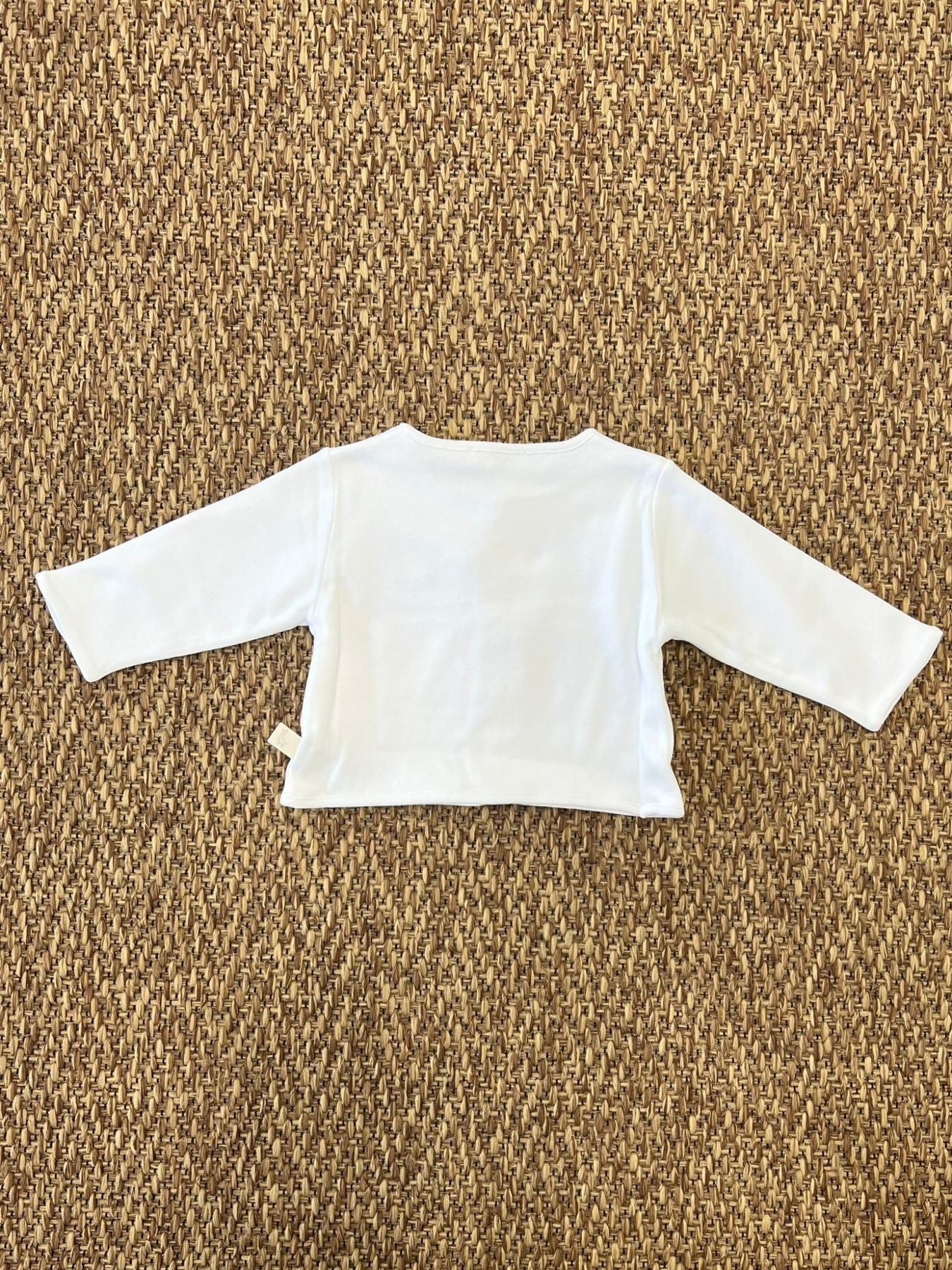 Giacca in Jersey Bimbo BIANCO BG83M - NANU' BABY