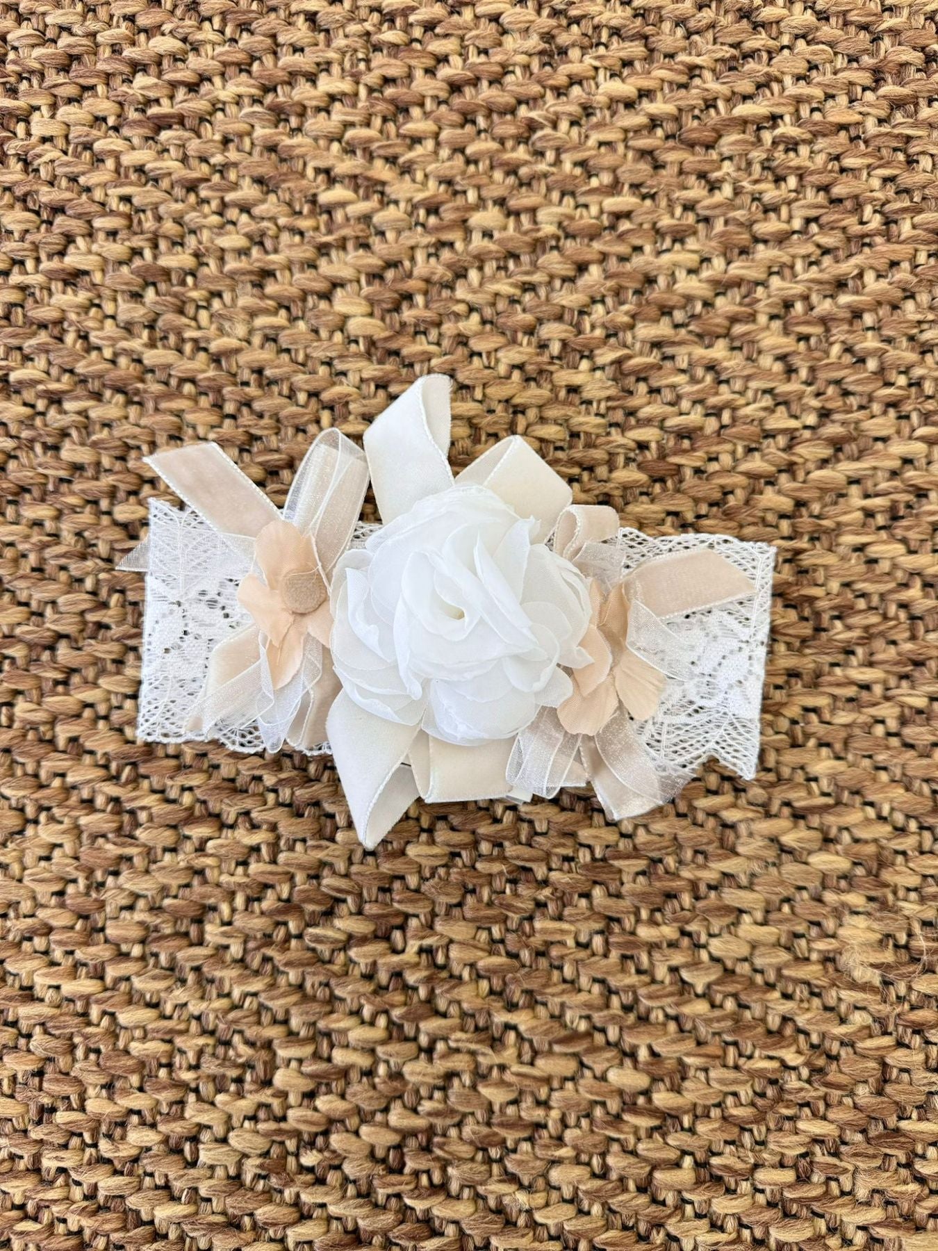Fascia Cerimonia Flower VANIGLIA IK329FA - NANU' BABY