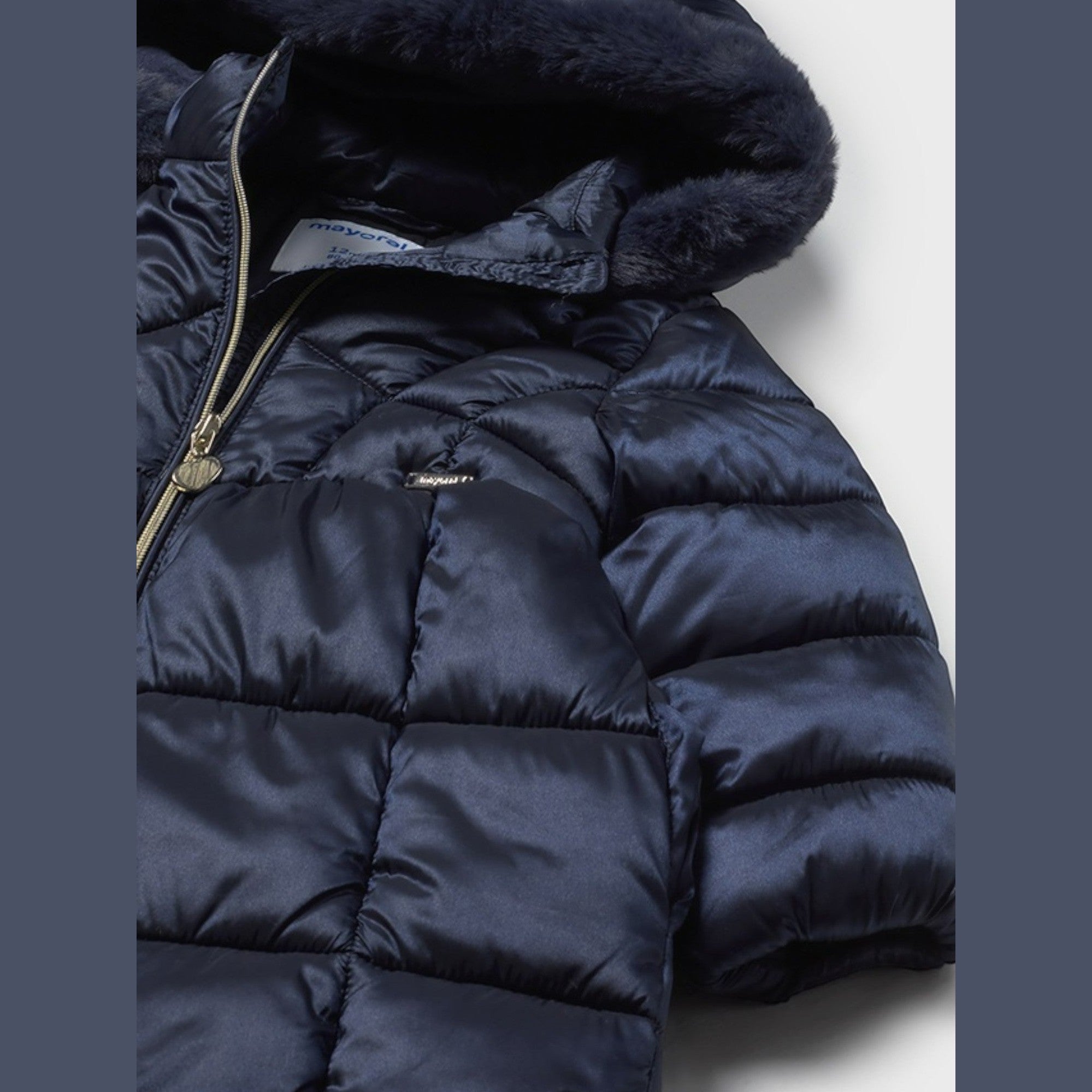 Giaccone lungo Bimba Blu 2436/56 - NANU' BABY