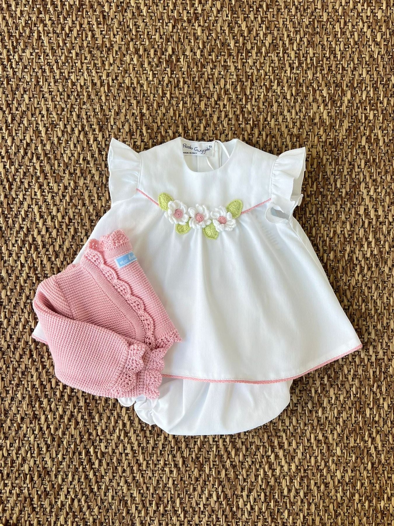 Completo nascita 2 pezzi Bimba ROSA ZULEYA/CC - NANU' BABY