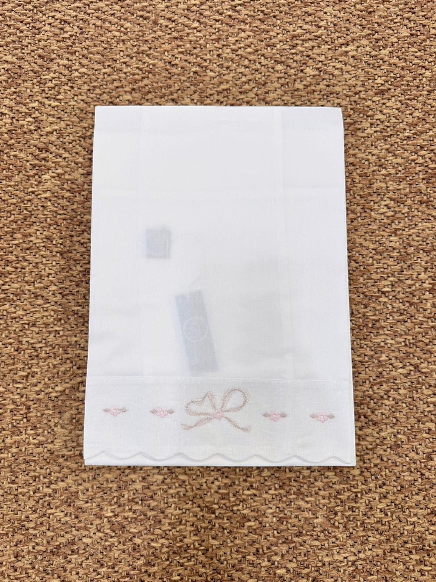 Lenzuolino Neonata BIANCO EB42LE - NANU' BABY