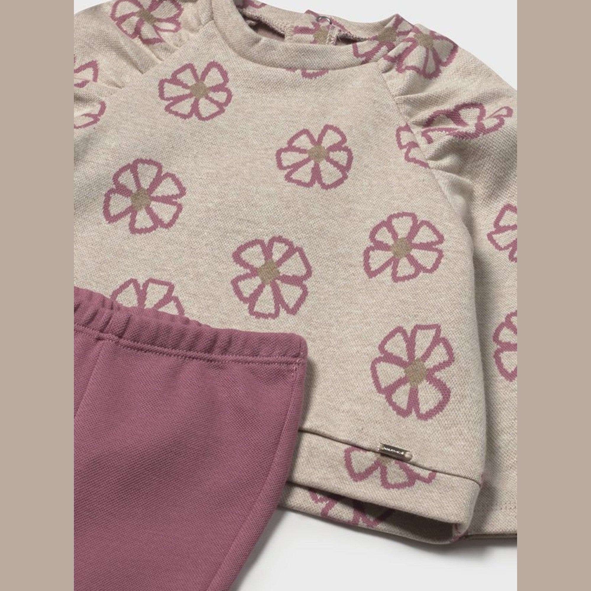Completo leggings pullover Bimba Rosa 2742/49 - NANU' BABY