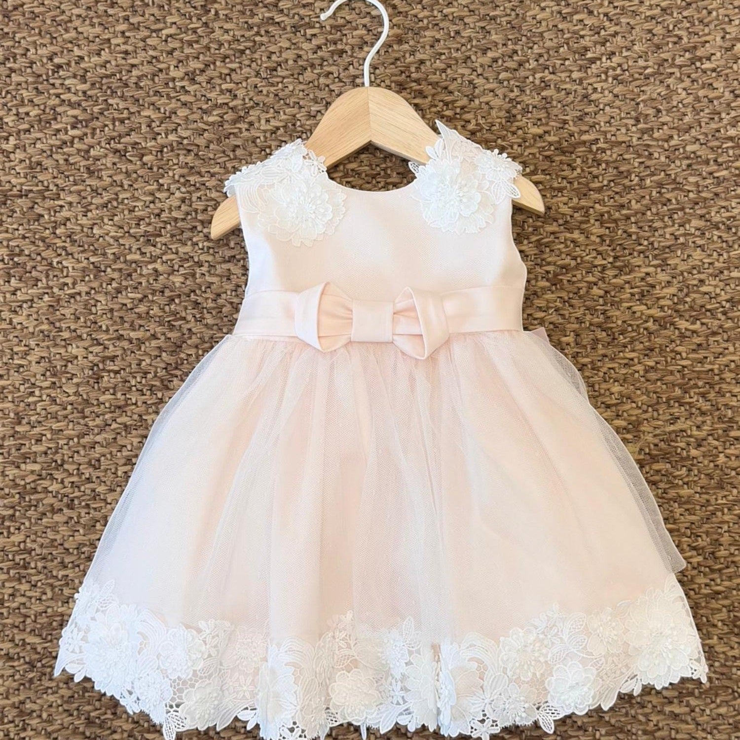 Abito Cerimonia Bimba ROSA FB083/R - NANU' BABY