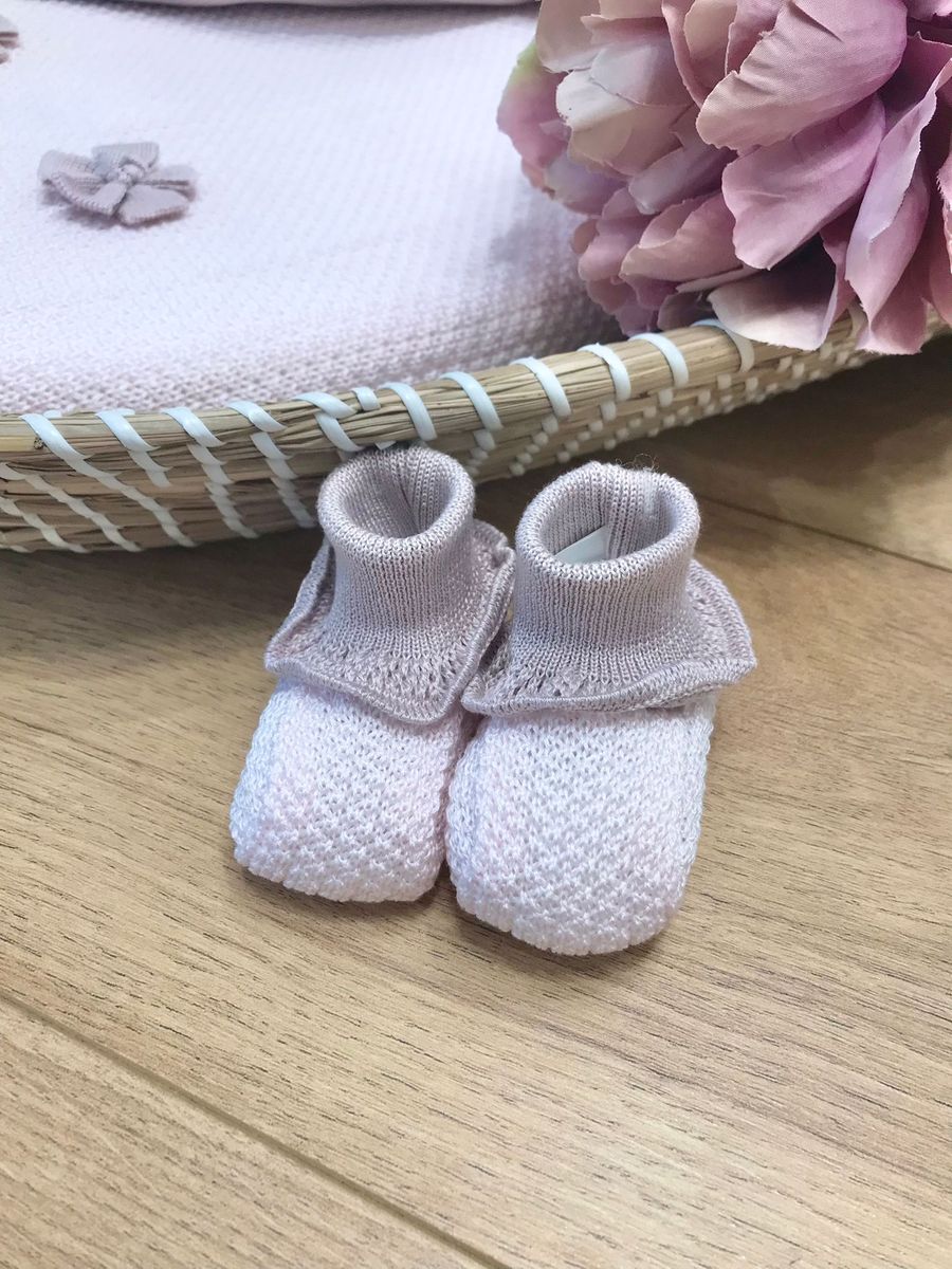 Babbucce Rosa Neonata ROSA EF45S - NANU' BABY