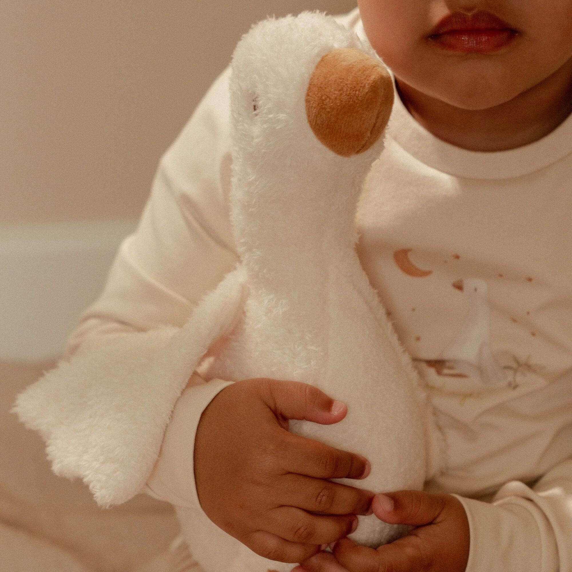 Peluche Oca 25 cm Bianco LD8405