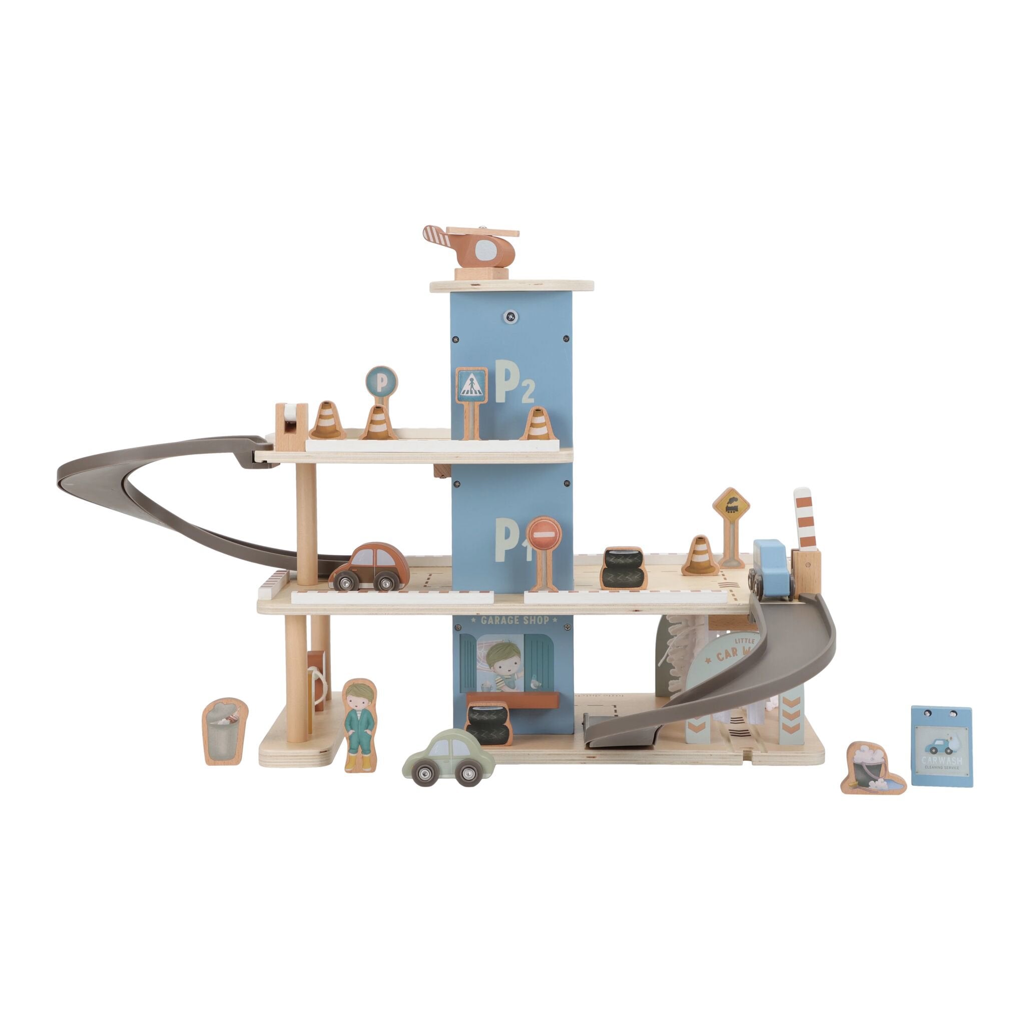 Garage in legno Multicolore LD2534