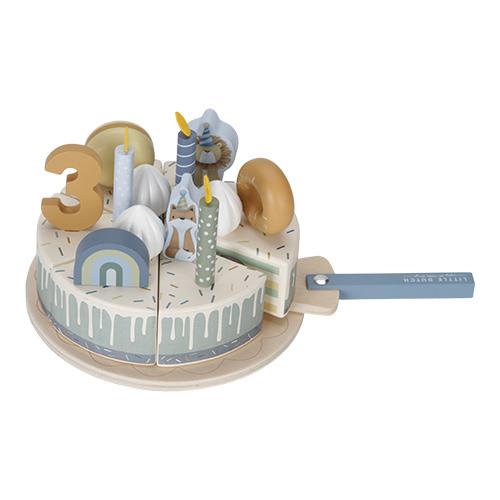 Torta di compleanno in legno - 26 pezzi MULTICOLORE LD8016 - NANU' BABY
