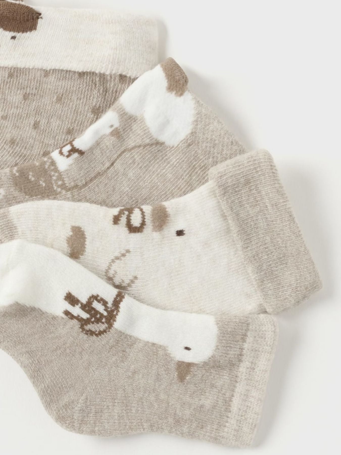 Set 4 calze BEIGE 2G-9762/BG - NANU' BABY