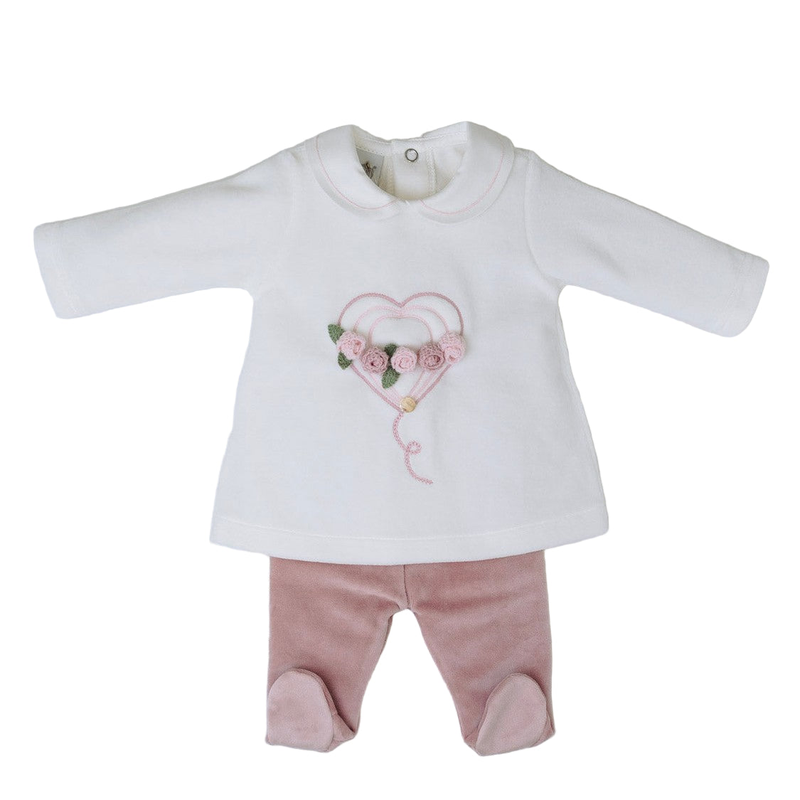 Completo nascita Neonata VANIGLIA IN2717 - NANU' BABY