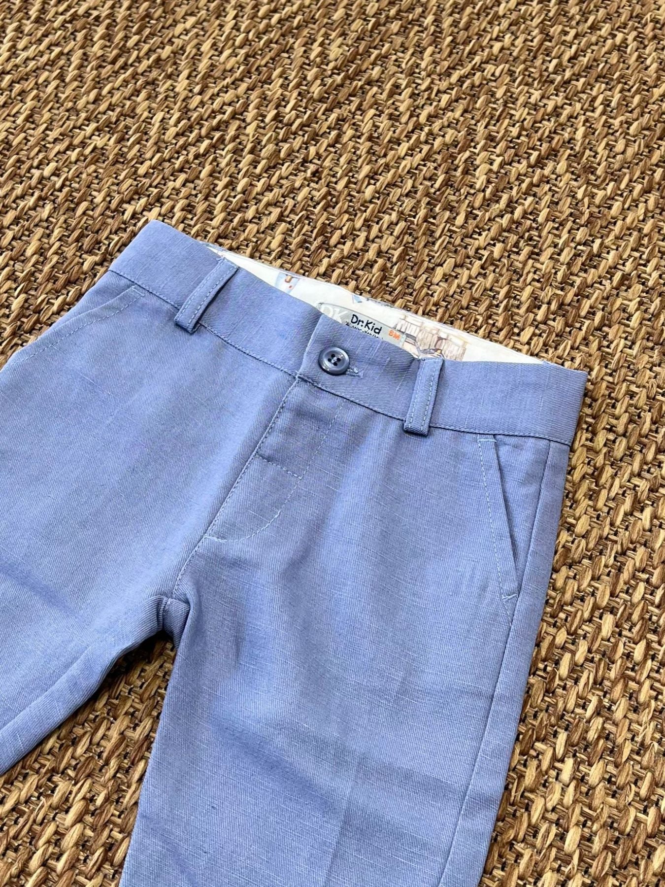 Pantaloni Bimbo AZZURRO DK559/PV24 - NANU' BABY