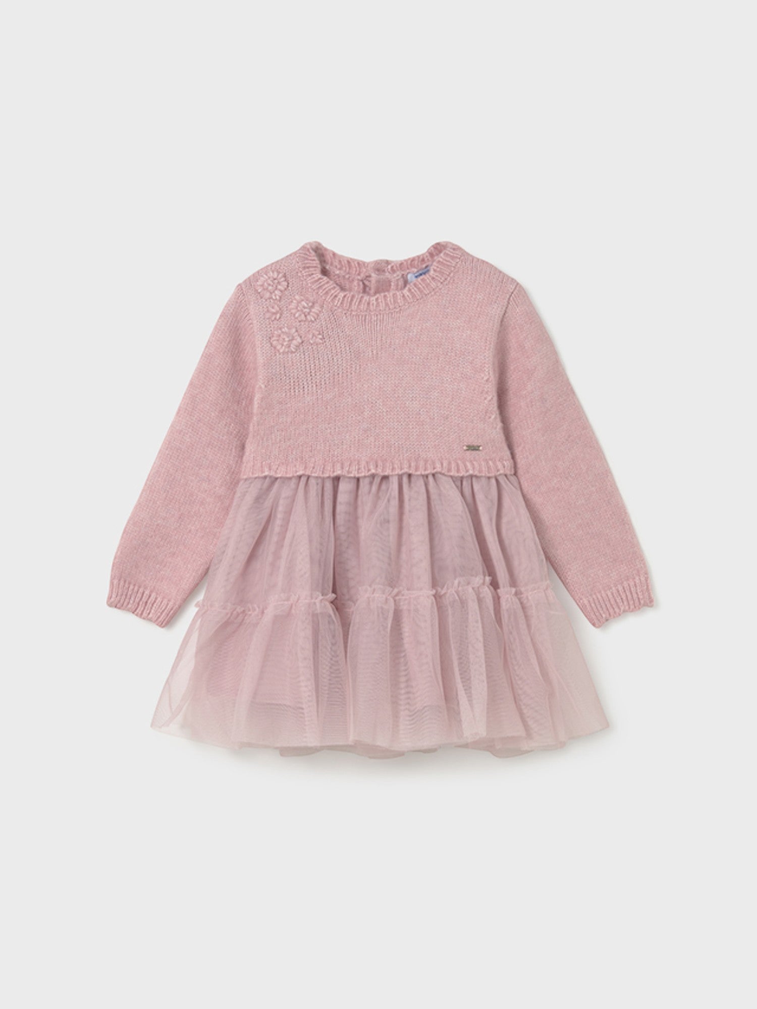 Abito combinato tricot Bimba Rosa 2905/33 - NANU' BABY