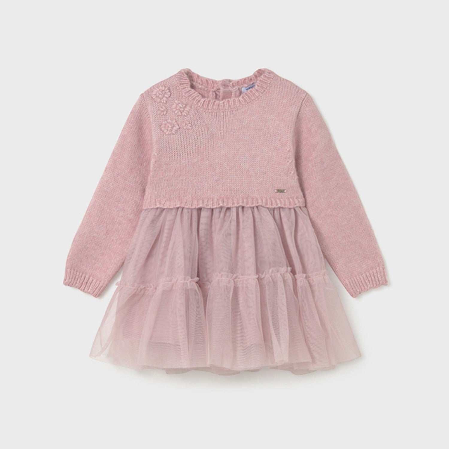 Abito combinato tricot Bimba Rosa 2905/33 - NANU' BABY