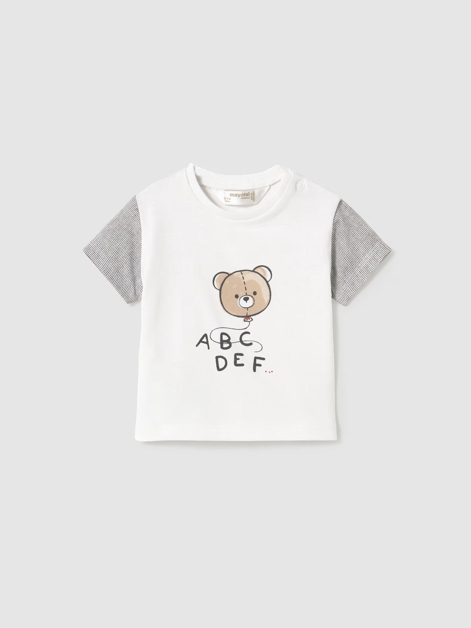 Maglia manica corta Bimbo BIANCO 1037 /B - NANU' BABY