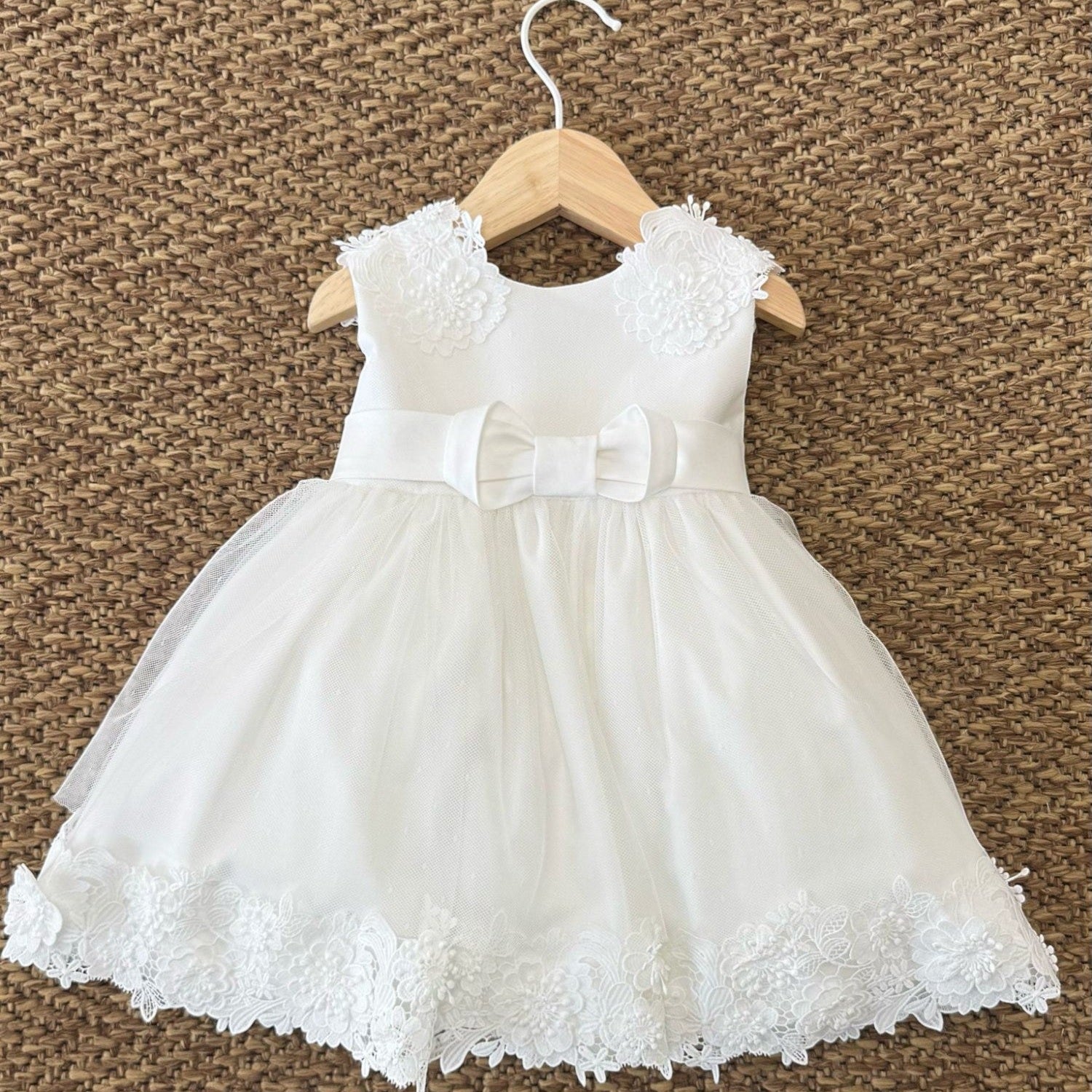 Abito Cerimonia Bimba BIANCO FB083 - NANU' BABY