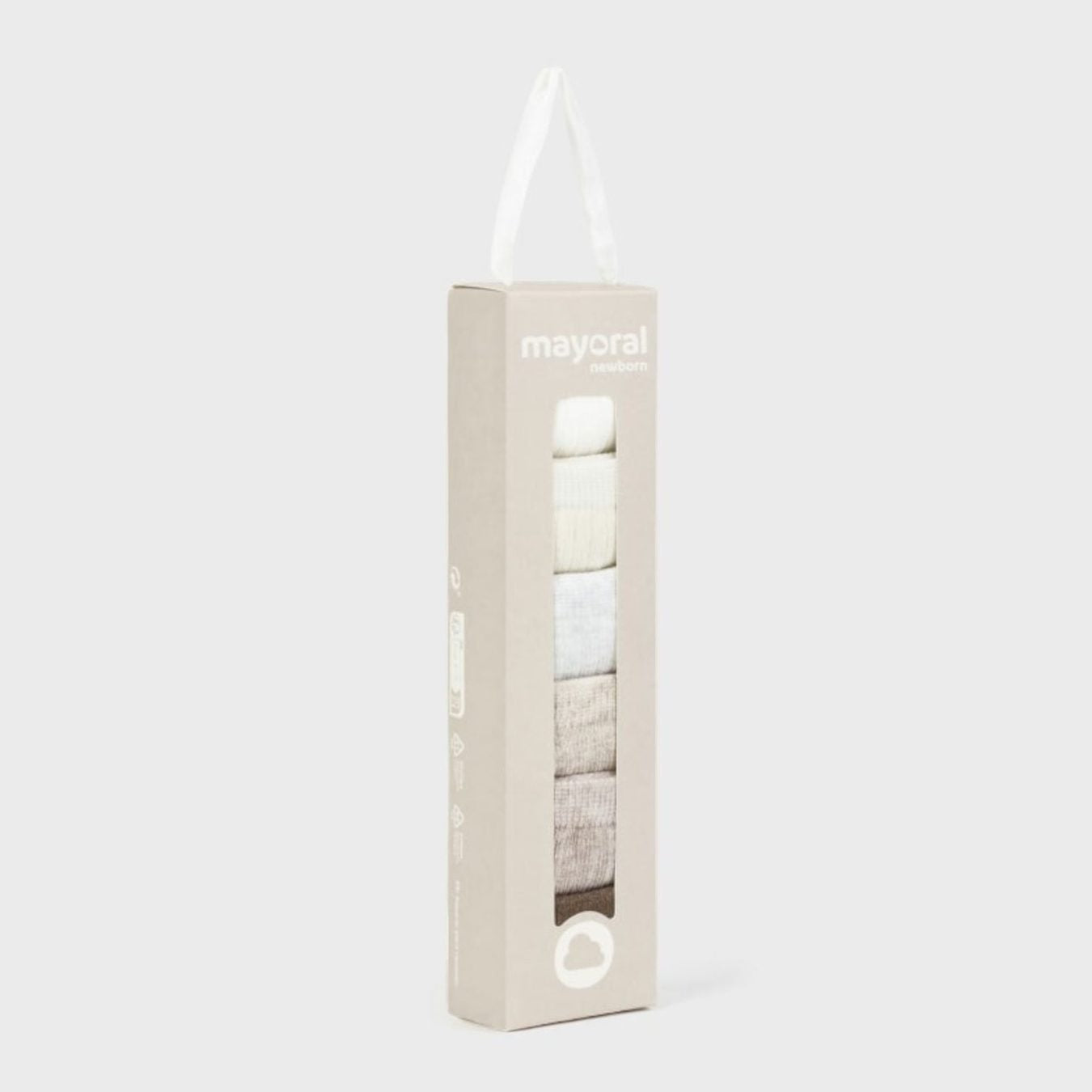 Set 6 calzini NATURAL 1C-9758/N - NANU' BABY