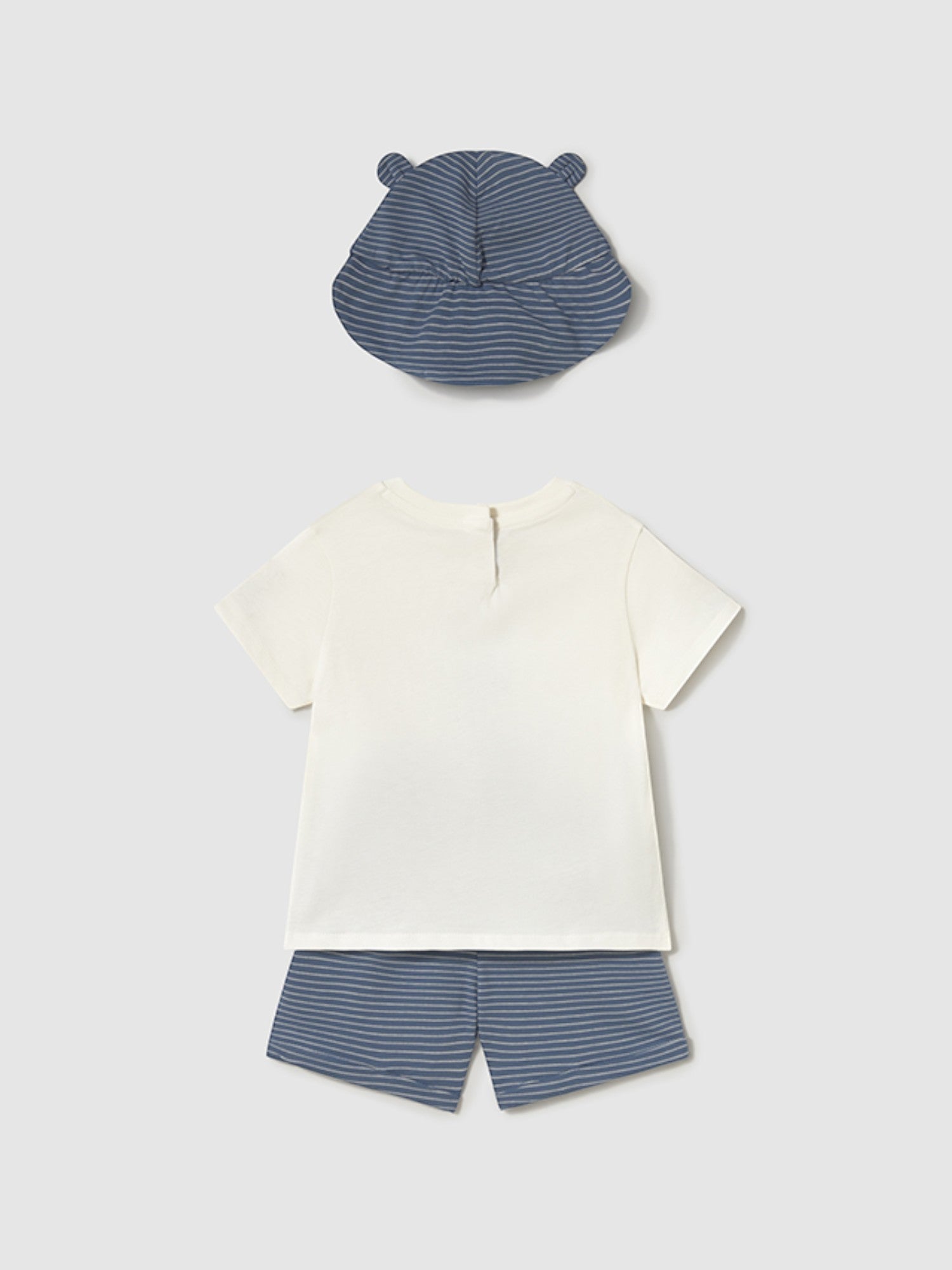 Comp. con cappello Bimbo AZZURRO 1651/16 - NANU' BABY