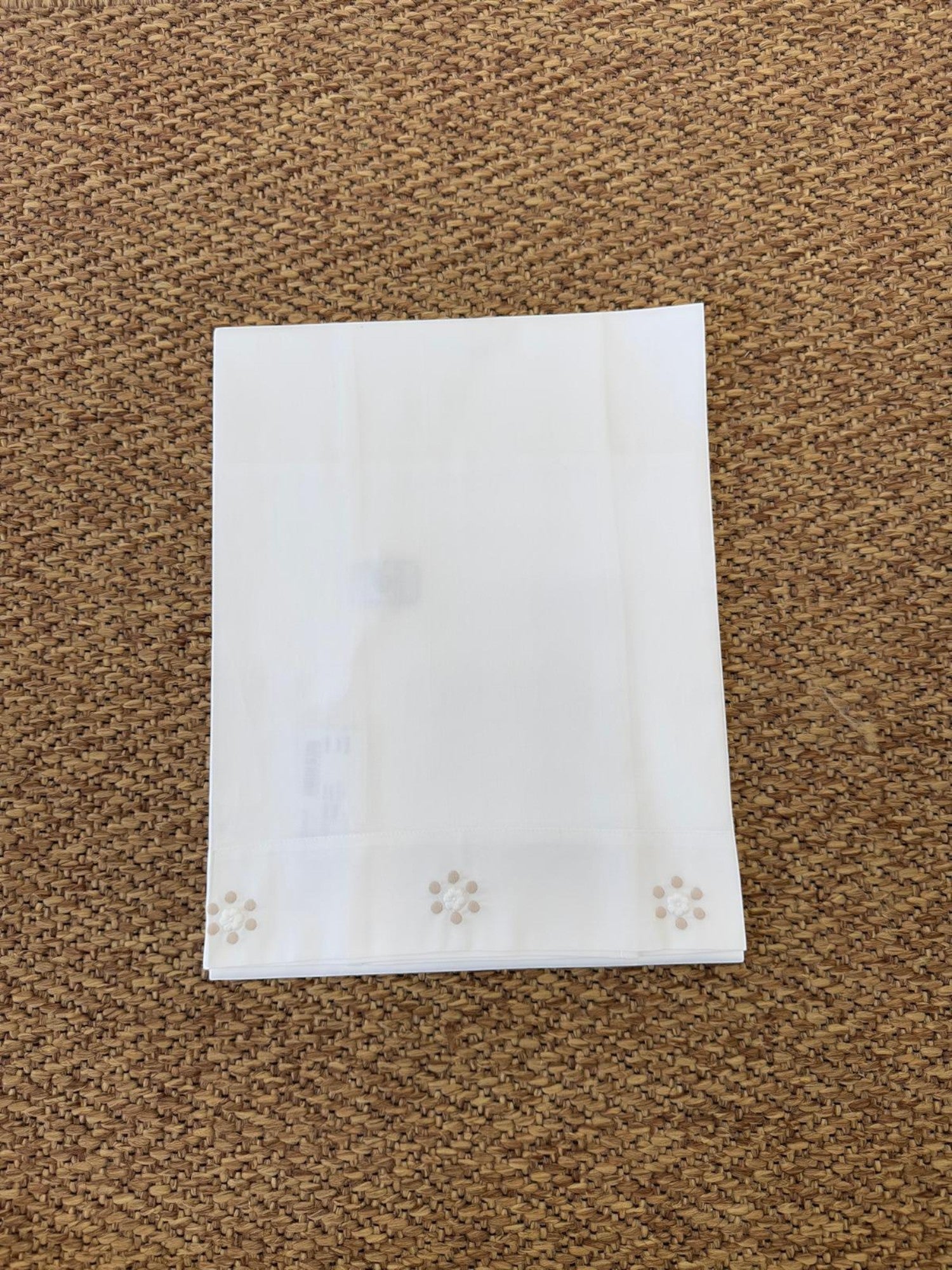 Lenzuolino Neonata BIANCO EB17LE - NANU' BABY