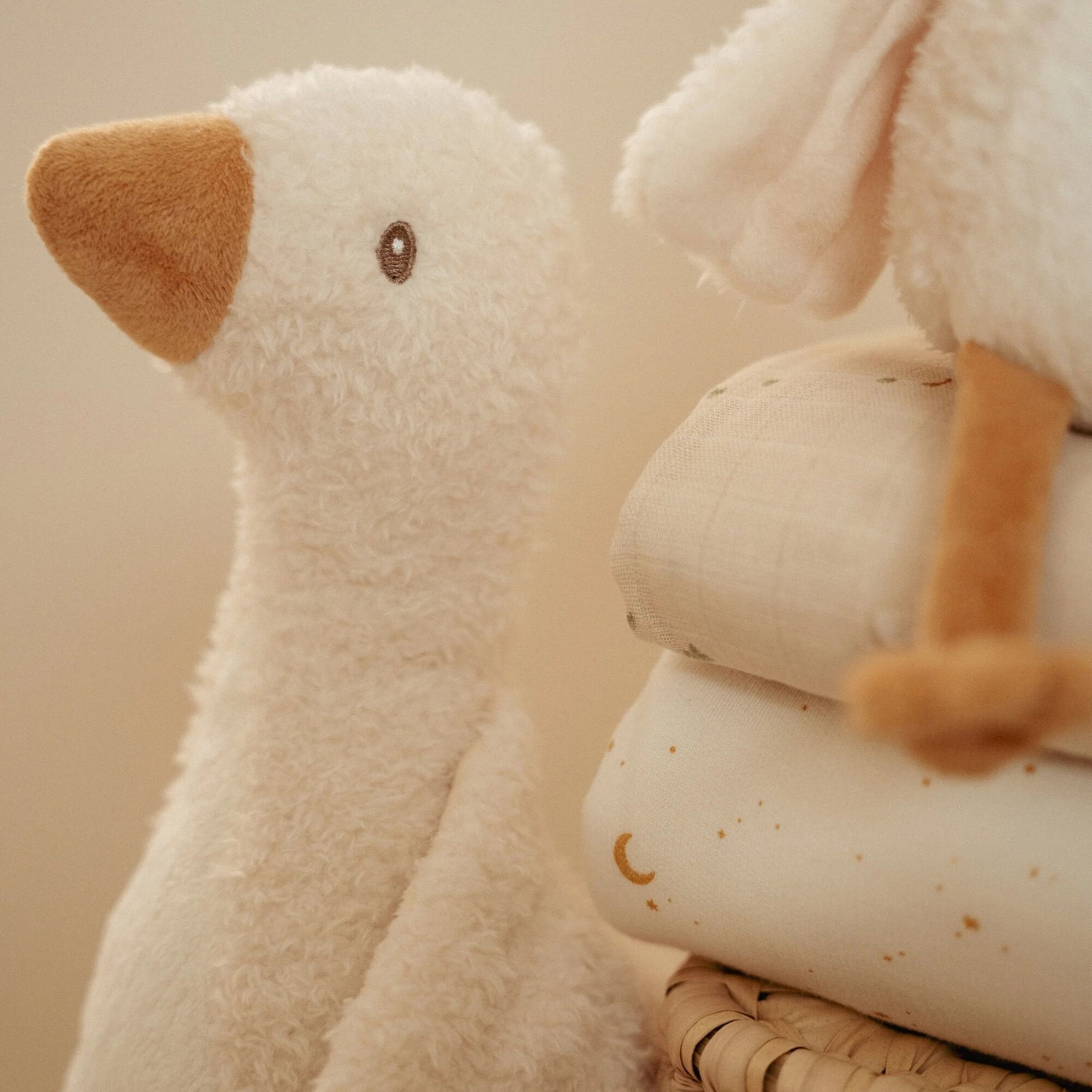 Peluche Oca 25 cm Bianco LD8405