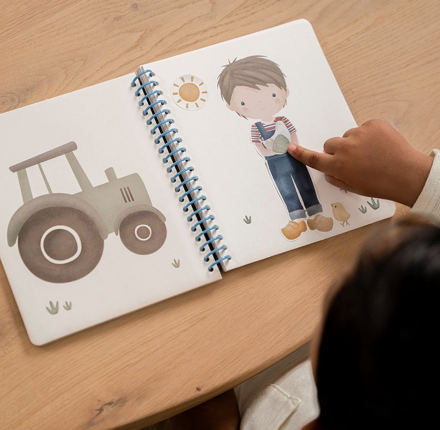 Libro Dress me up con stickers MLTICOLORE 125407 - NANU' BABY