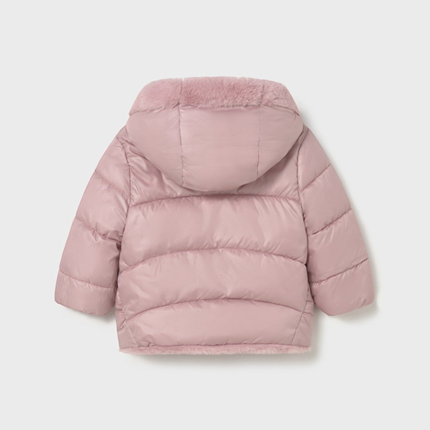 giubbotto reversibile pelo Bimba Rosa 2435/81 - NANU' BABY