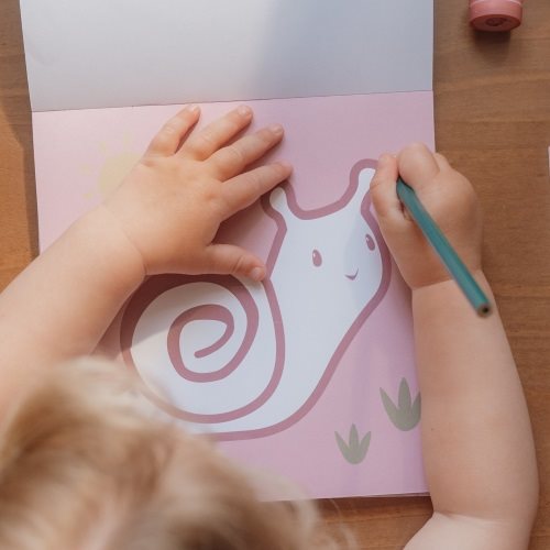 Libro da colorare - Rosa - Giardino delle fate MULTICOLORE 126145 - NANU' BABY