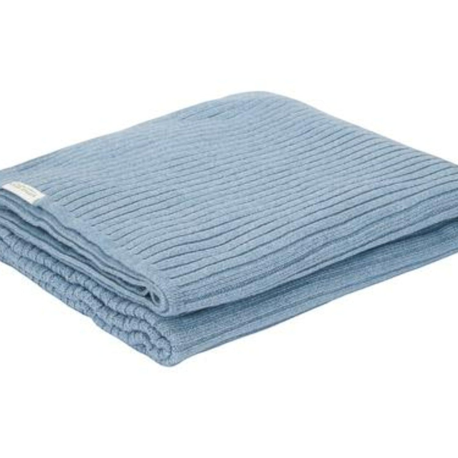 Copertina Culla lavorata a maglia Blu TE13644035 - NANU' BABY