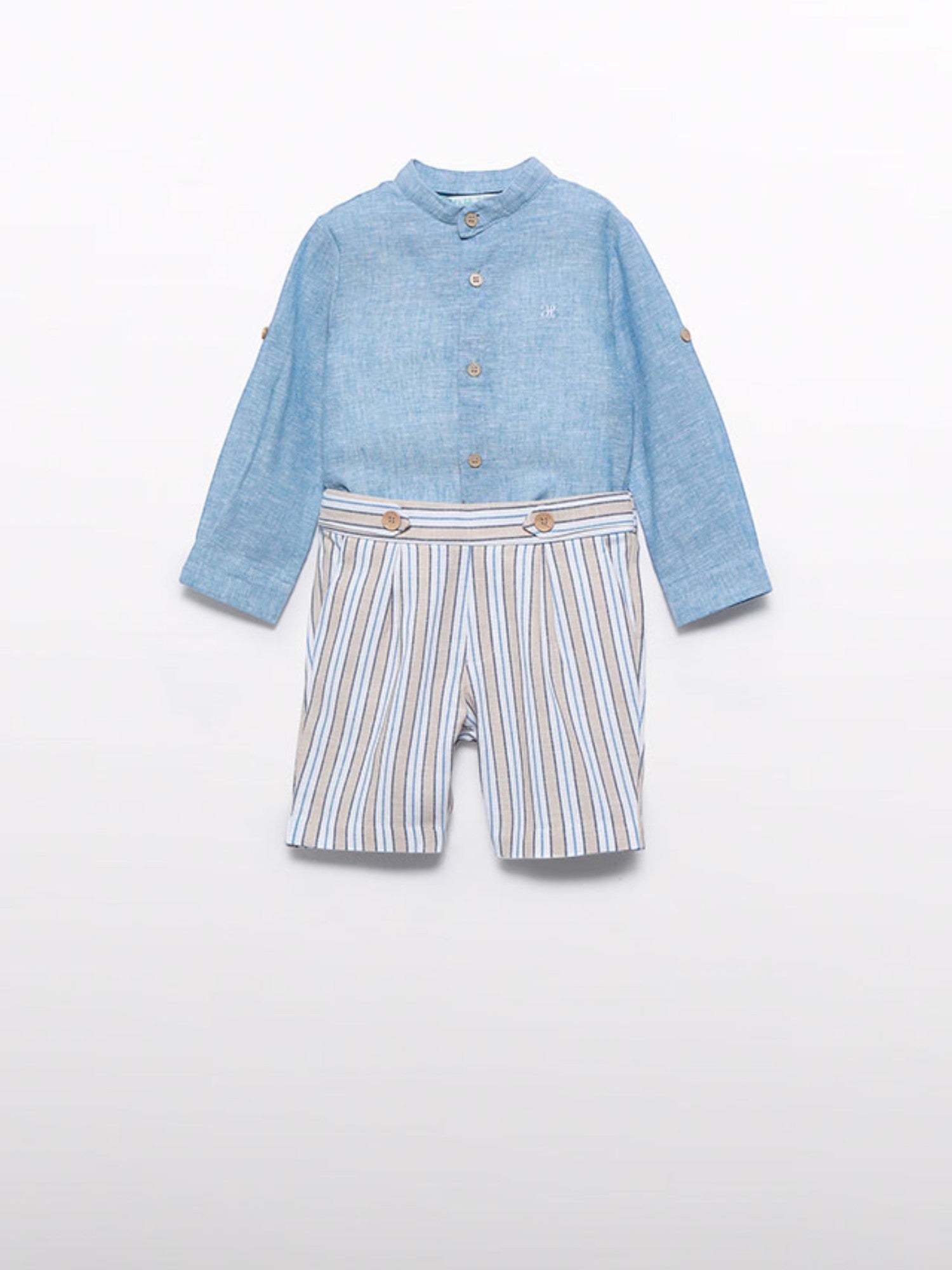 Completo bermuda camicia Bimbo AZZURRO 5203 /1 - NANU' BABY