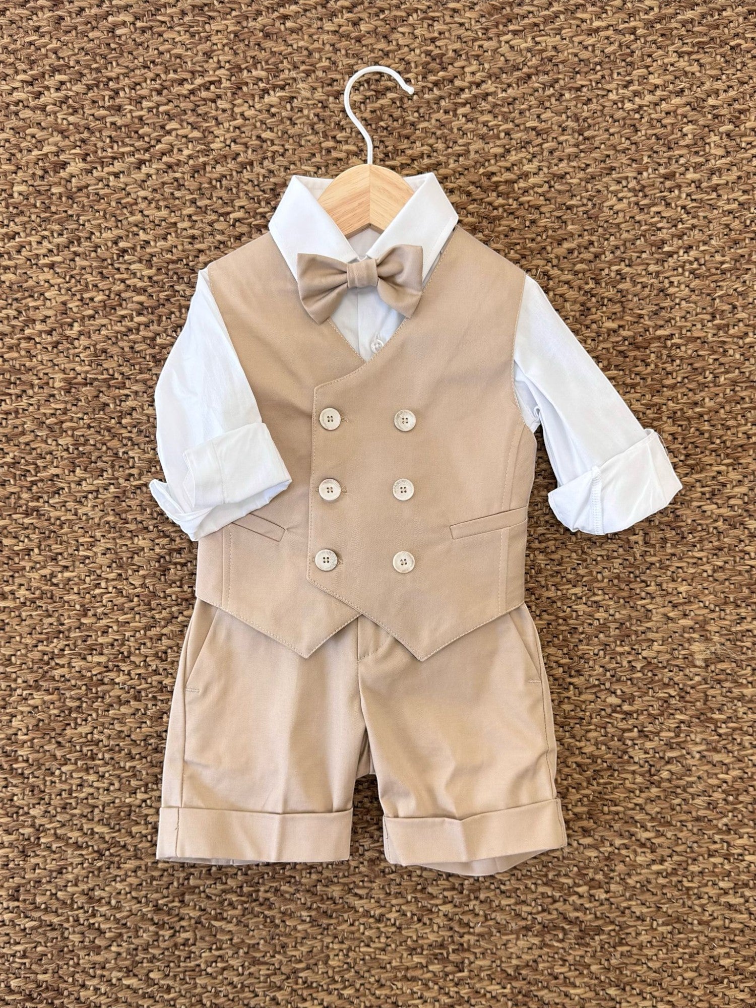 Completo Cerimonia Bimbo BEIGE BH302N - NANU' BABY