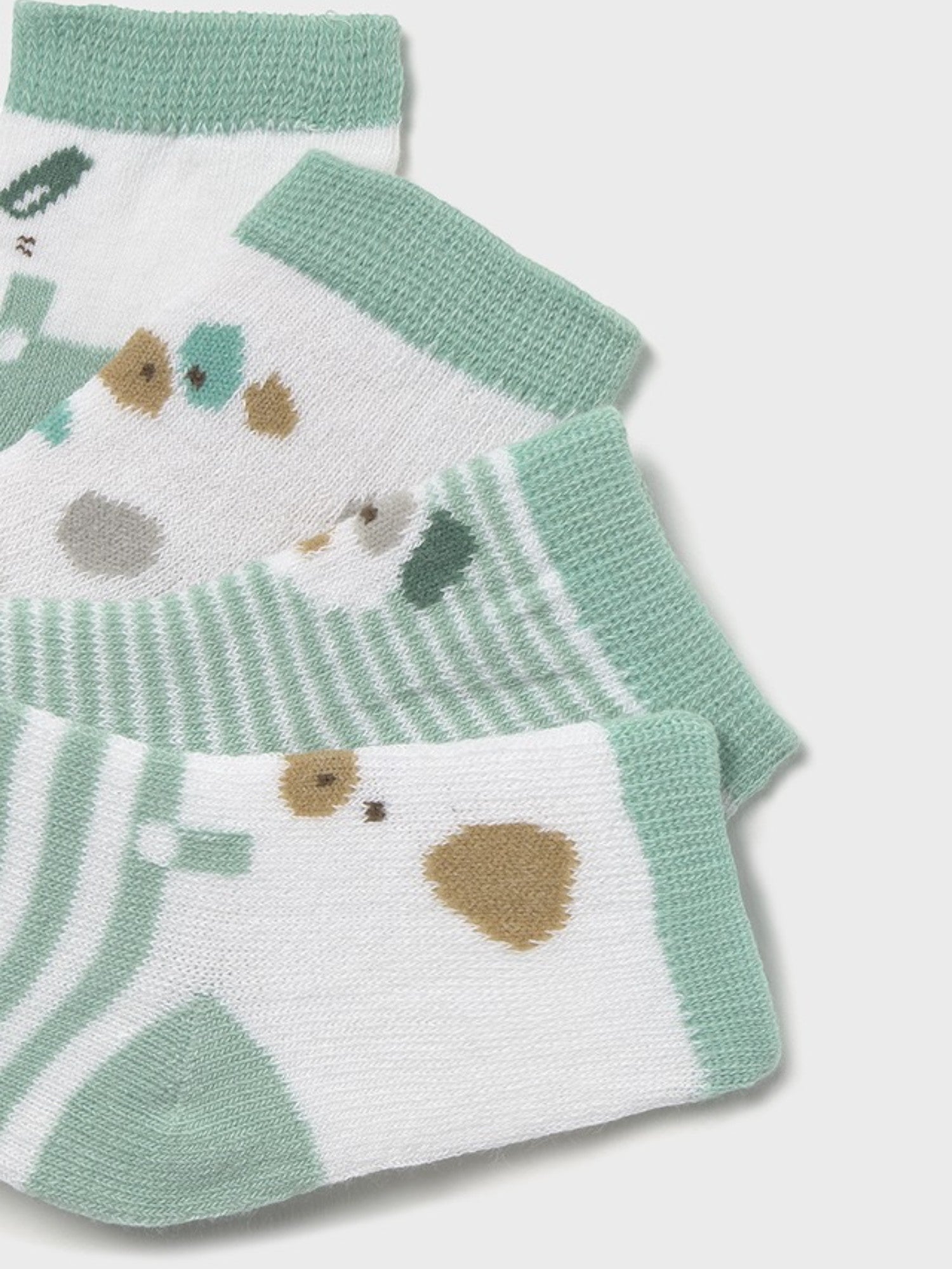 Set 4 calze VERDE 9862 /V - NANU' BABY
