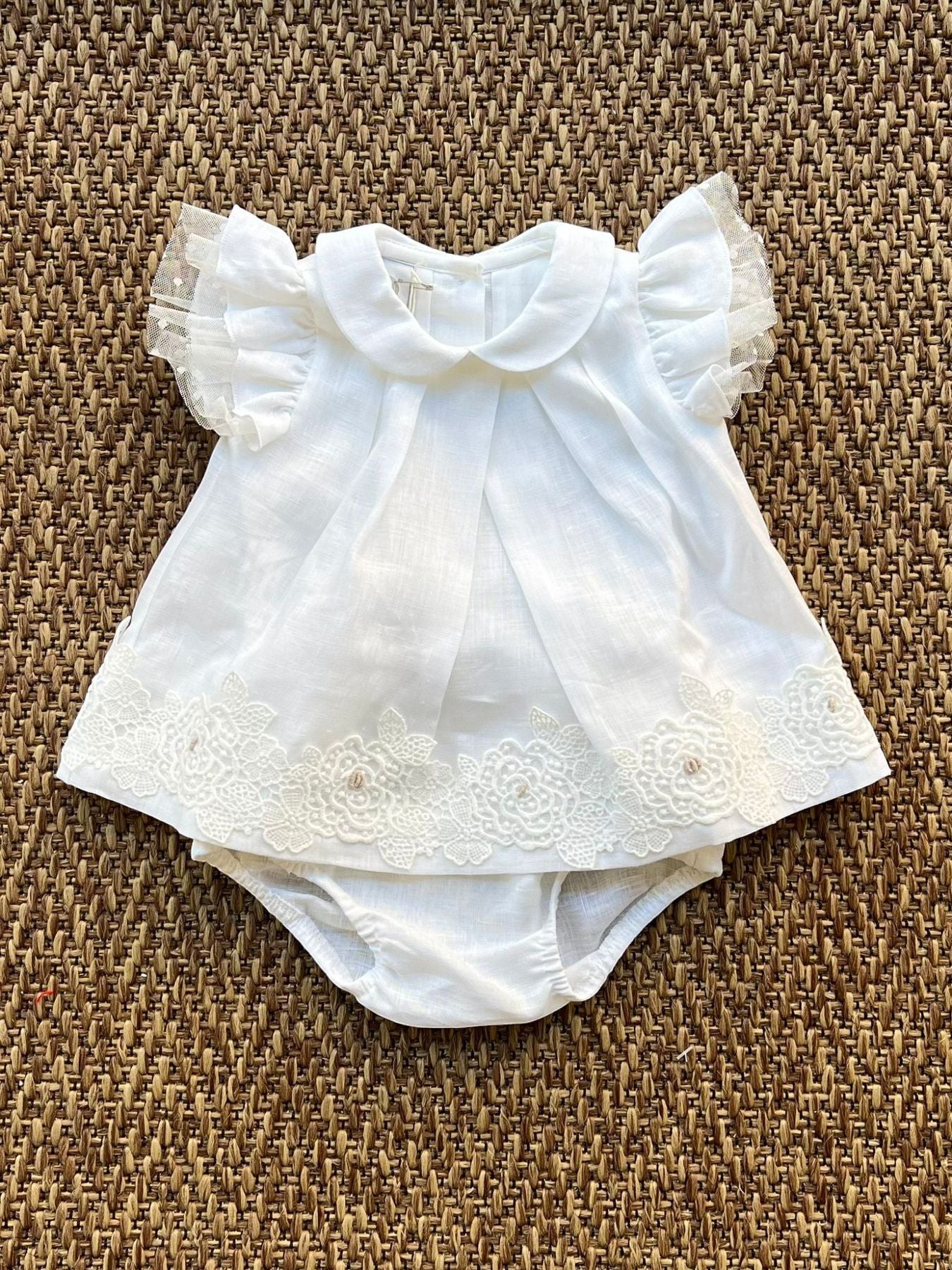 Pagliaccetto Bimba BIANCO EP1217MU - NANU' BABY