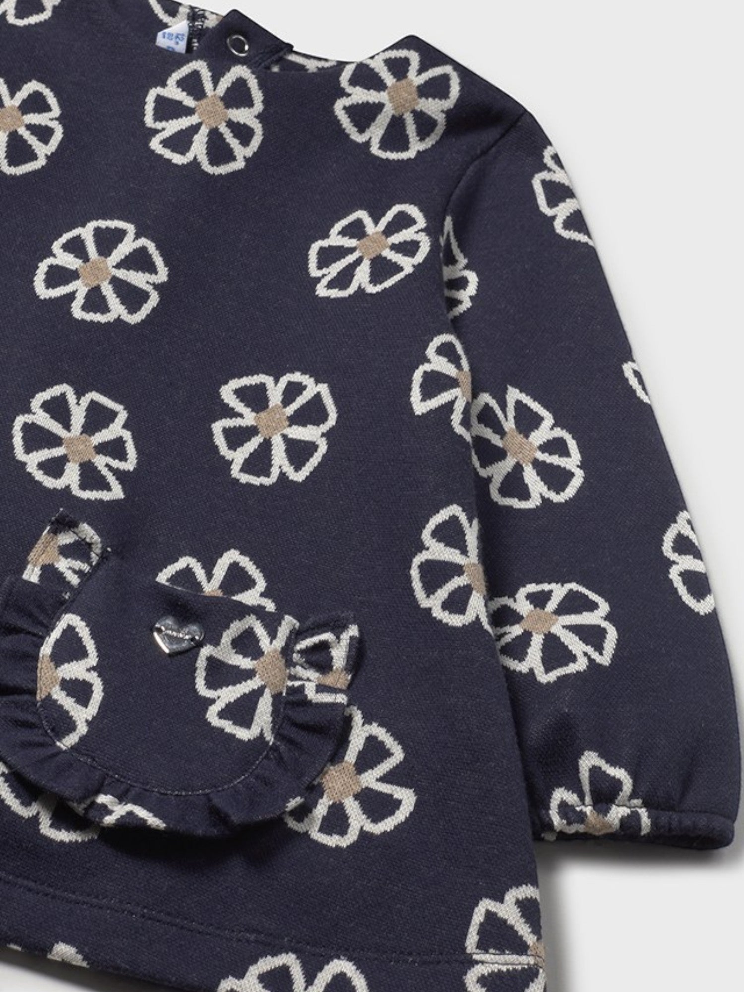 Abito punto jacquard Bimba Blu 2918/48 - NANU' BABY