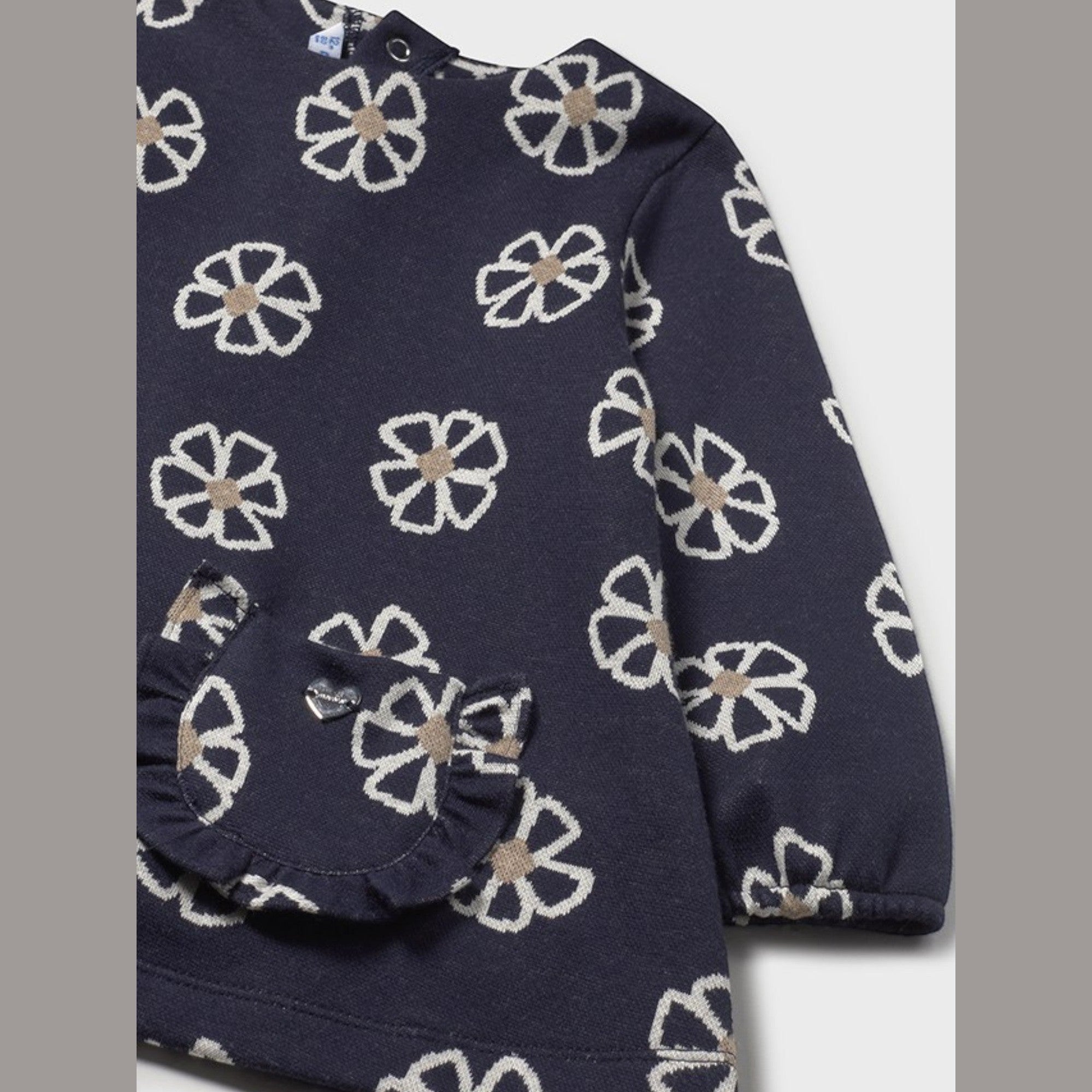 Abito punto jacquard Bimba Blu 2918/48 - NANU' BABY