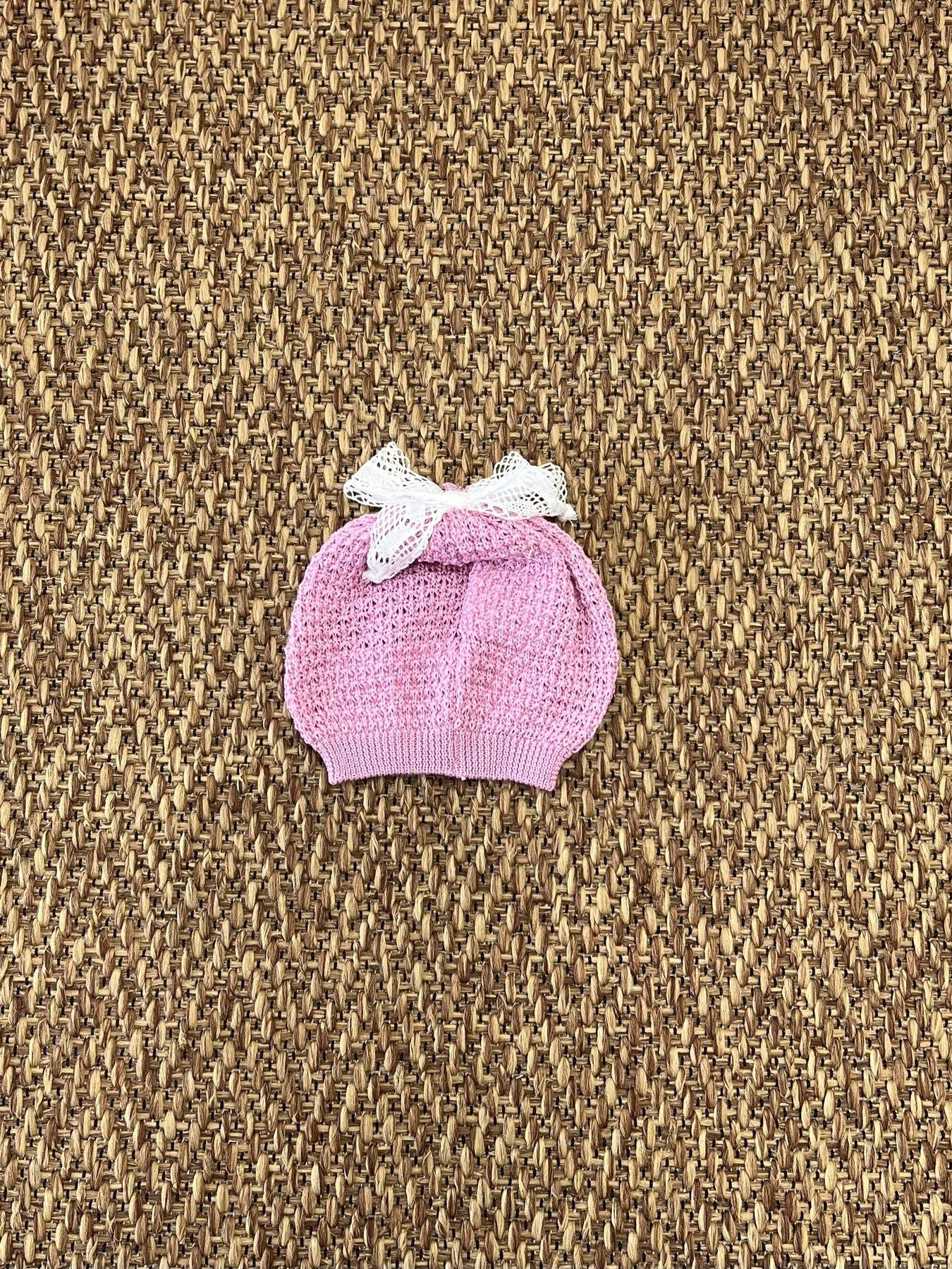 Cuffia Neonata CICLAMINO EL4371 - NANU' BABY
