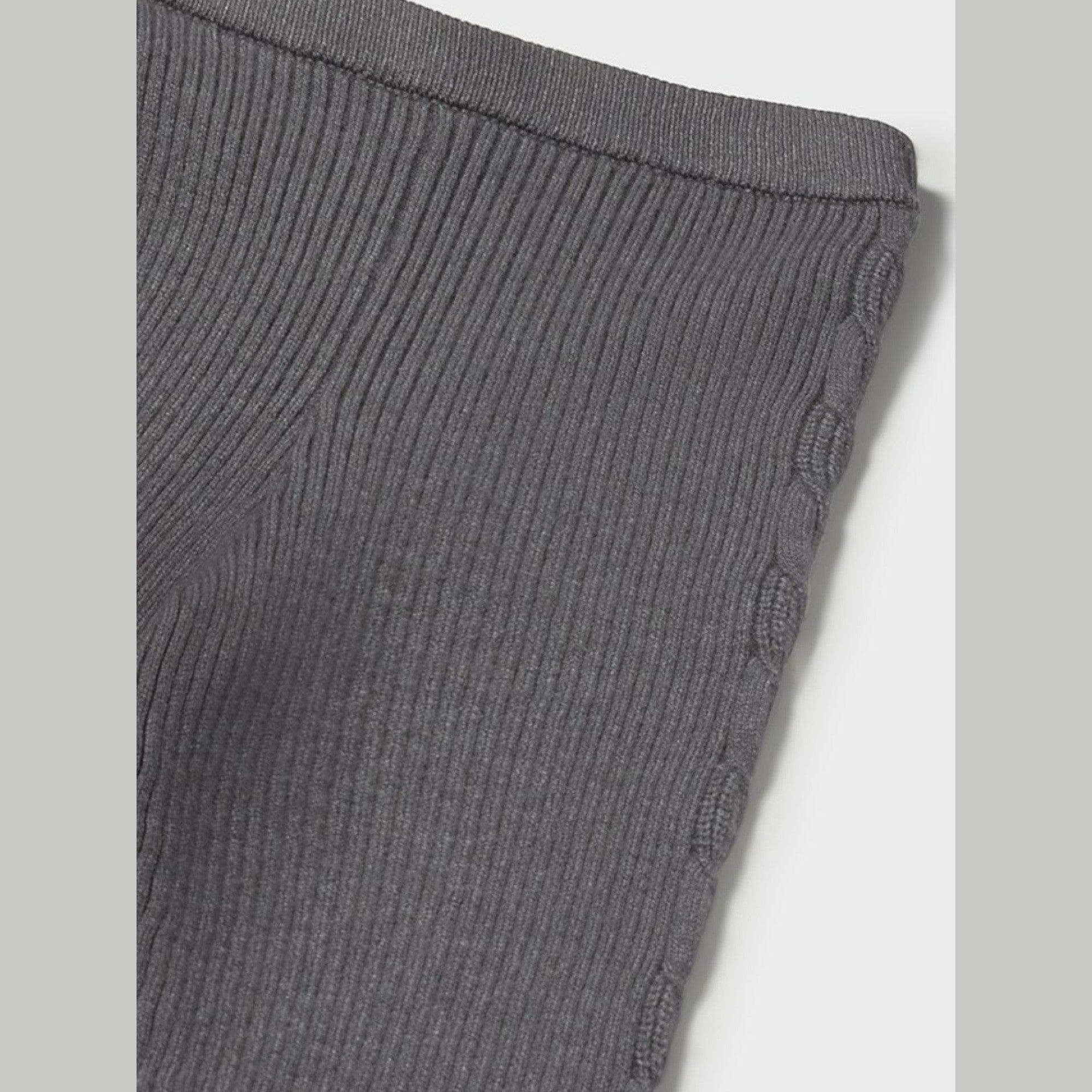 Leggings maglia tricot Bimba Grigio 10015/60 - NANU' BABY