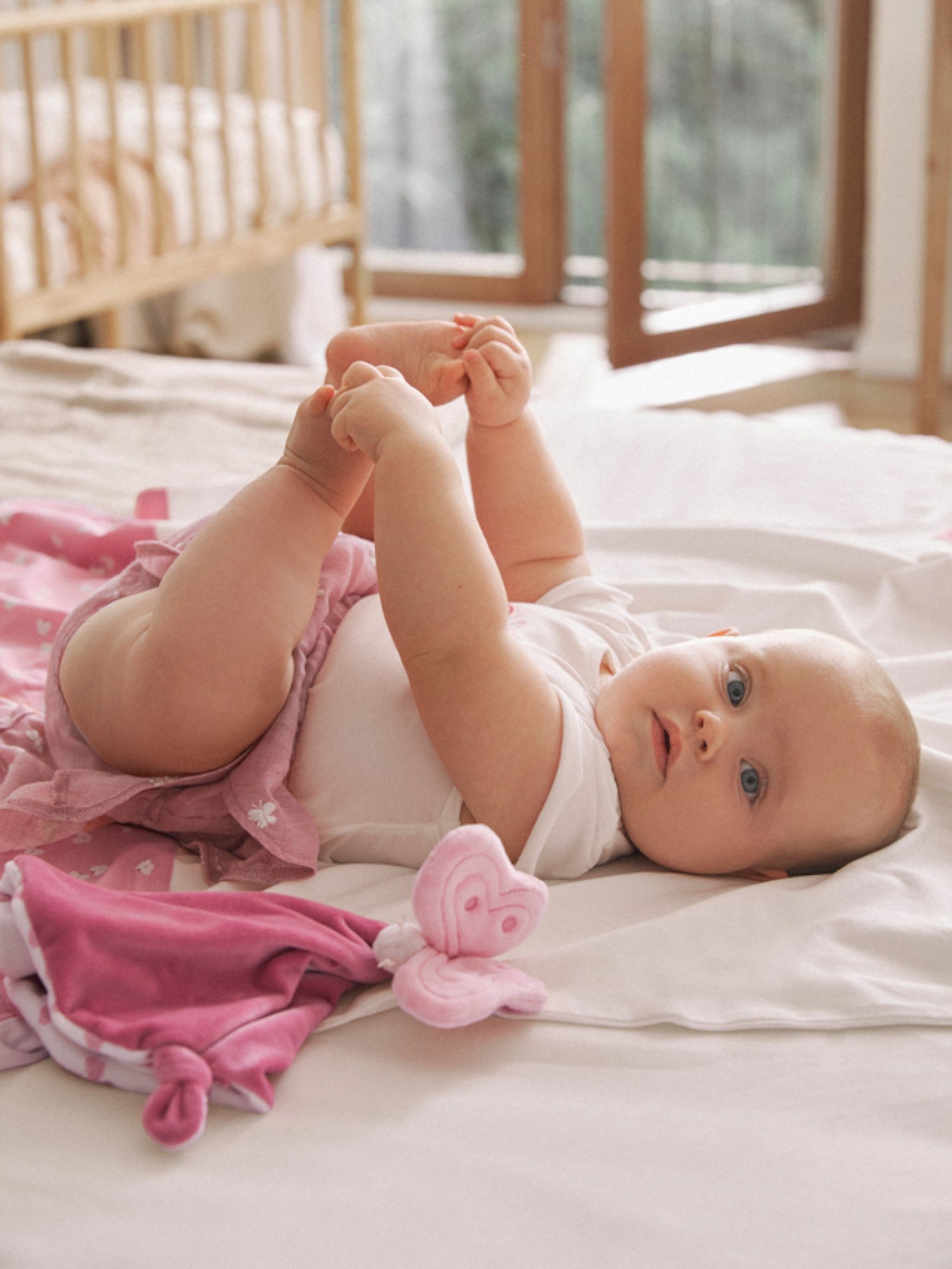 Completo gonna Bimba ROSA 1853 /R - NANU' BABY