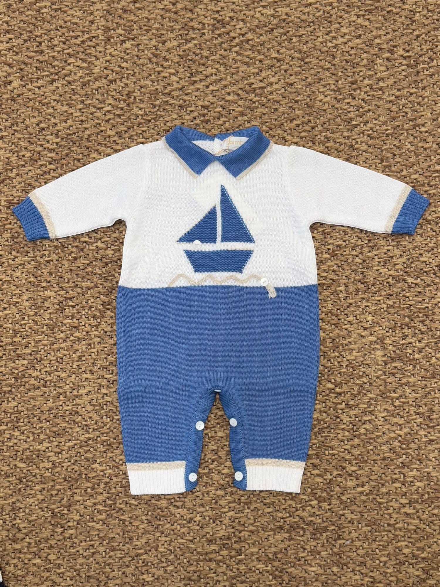 Tutina Neonato AZZURRO 7618/A - NANU' BABY