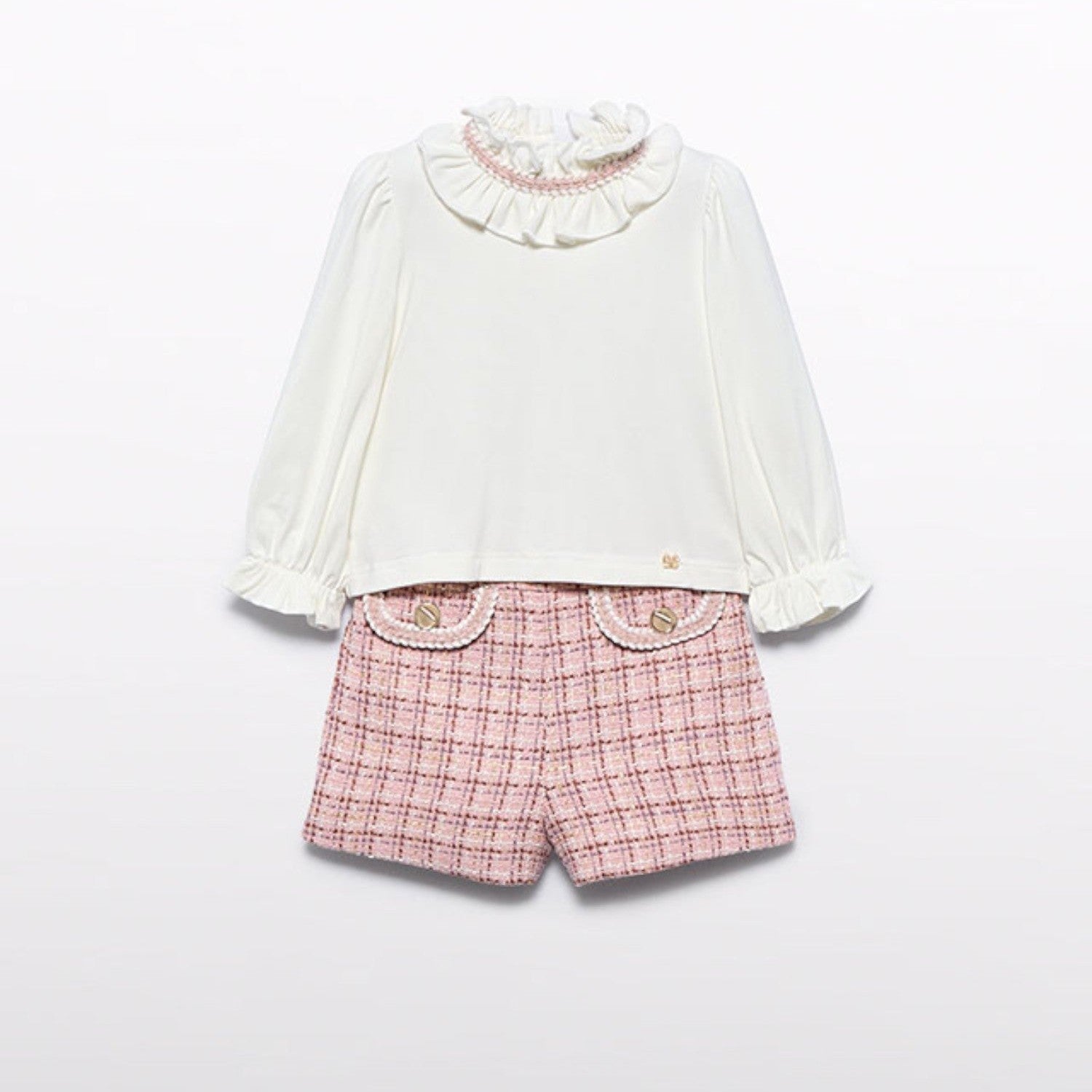 Compl. bermuda tweed Bimba Rosa 5710/8 - NANU' BABY
