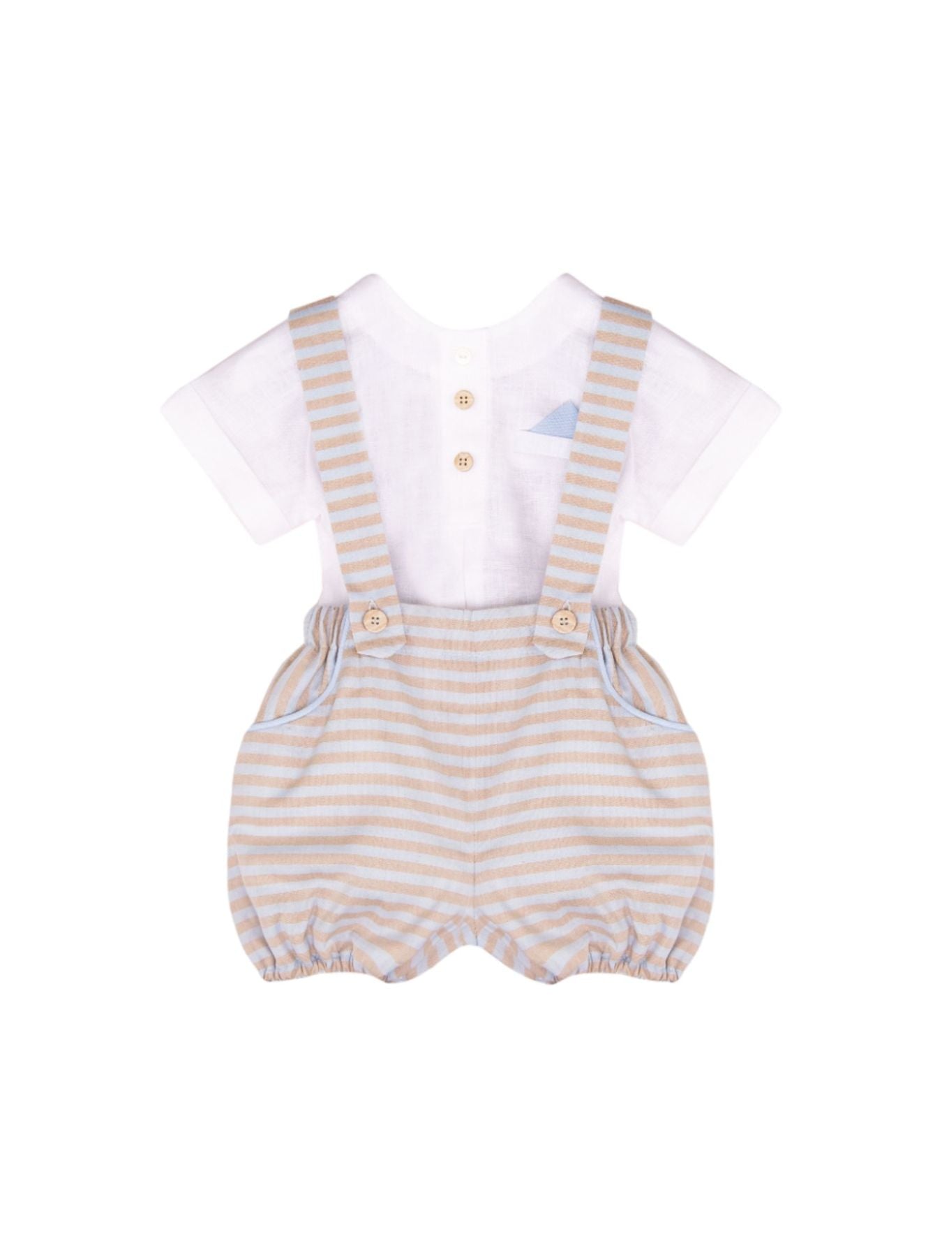 Completo 2 pezzi Bimbo BIANCO EP6853 - NANU' BABY