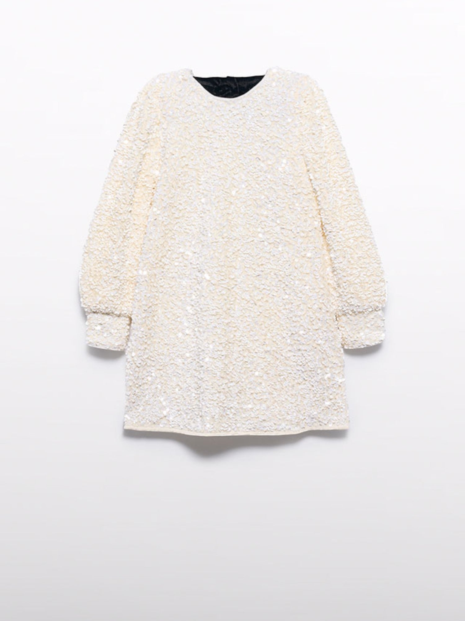 Abito lustrini velluto Bimba PANNA 5525/3 - NANU' BABY