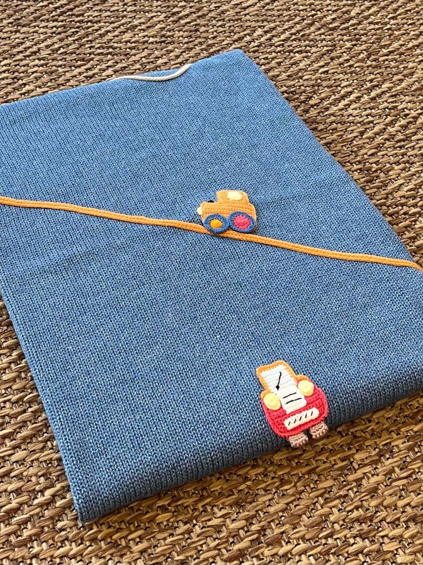 Coperta Neonato BLU CETIN/CO - NANU' BABY