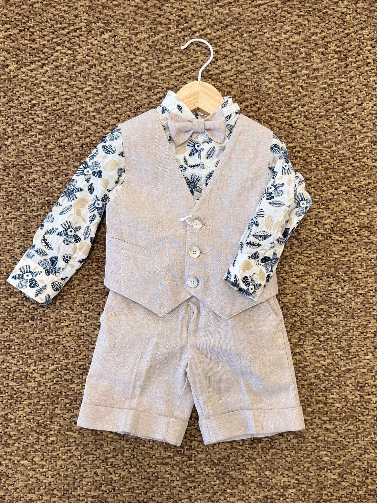 Completo Cerimonia Bimbo BEIGE BH301N - NANU' BABY