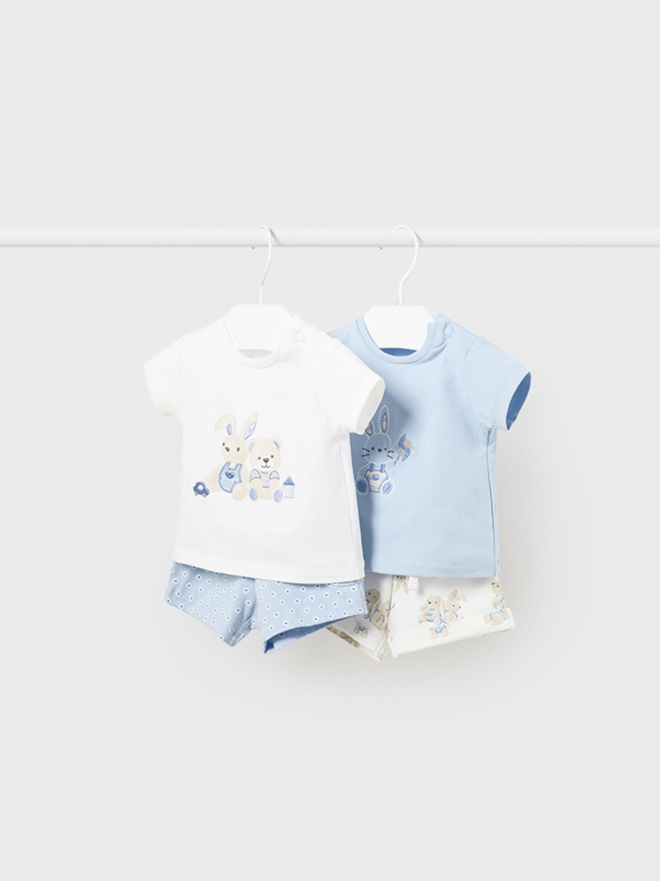 Comp 4 pezzi corto Bimbo CIELO 1625/C - NANU' BABY