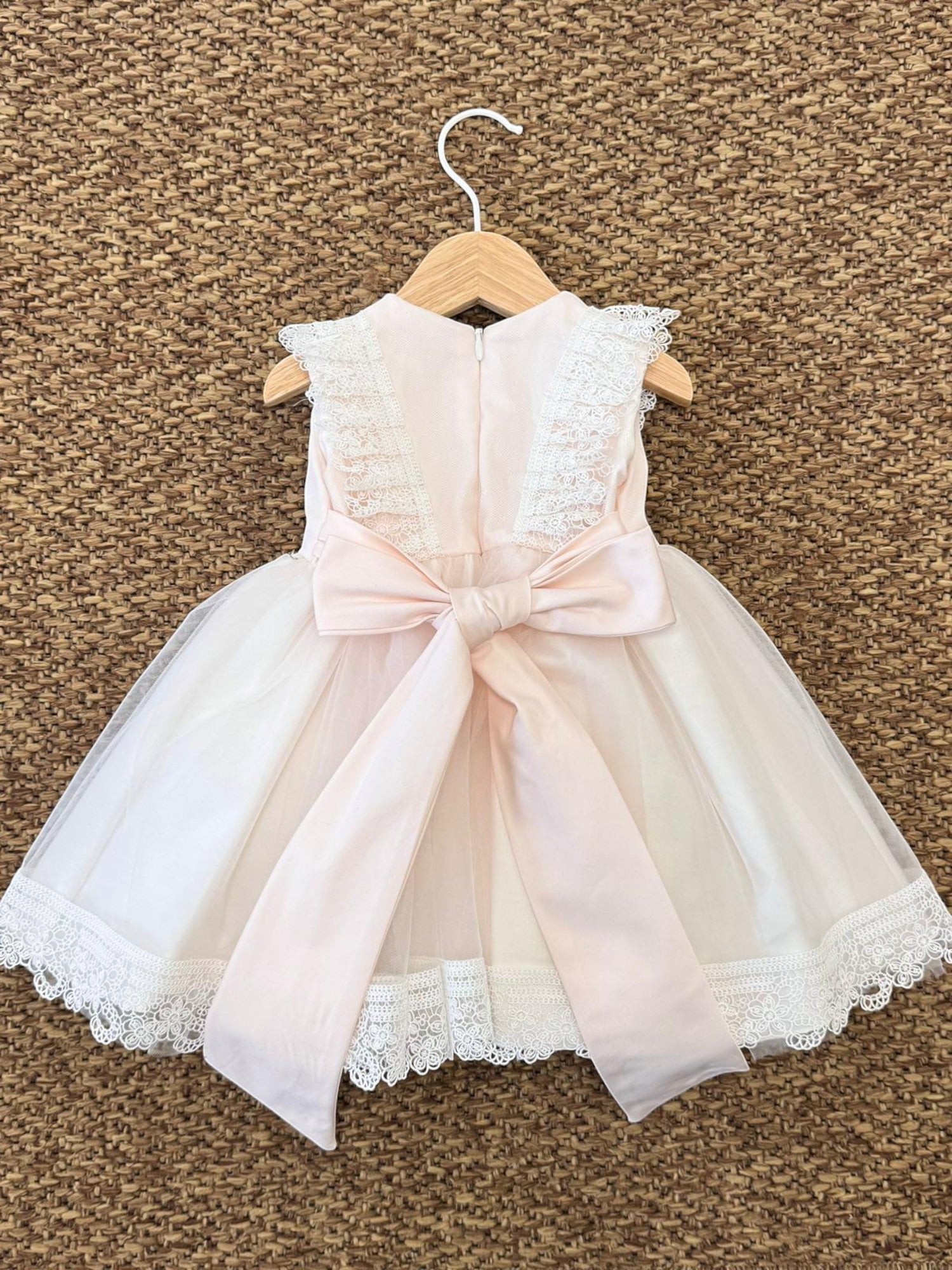 Abito Cerimonia Bimba ROSA FB086/R - NANU' BABY