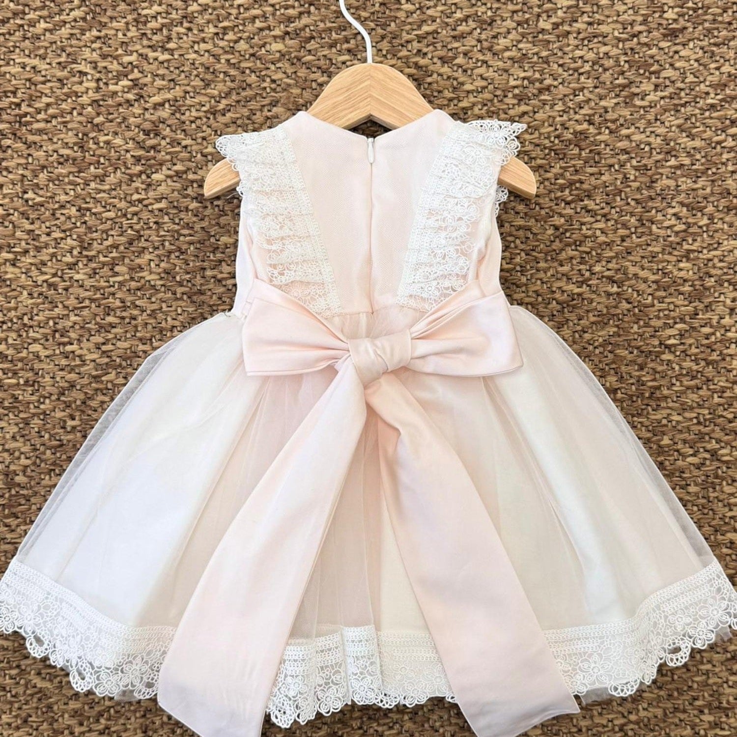 Abito Cerimonia Bimba ROSA FB086/R - NANU' BABY