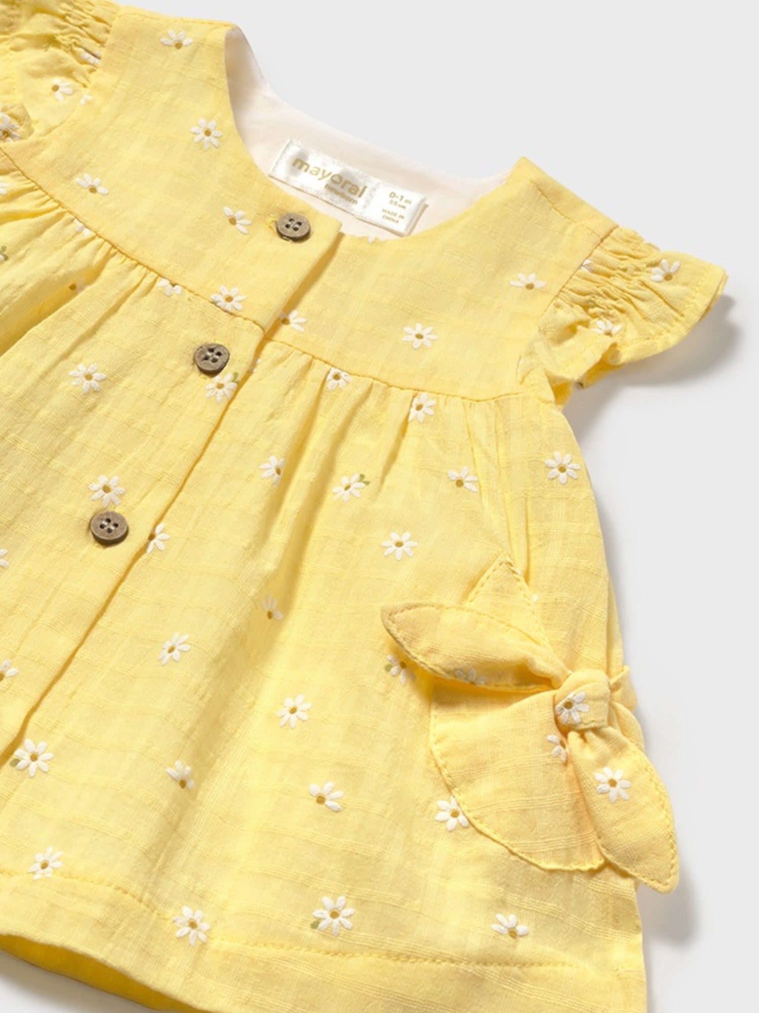Abito Bimba GIALLO 1851 /G - NANU' BABY